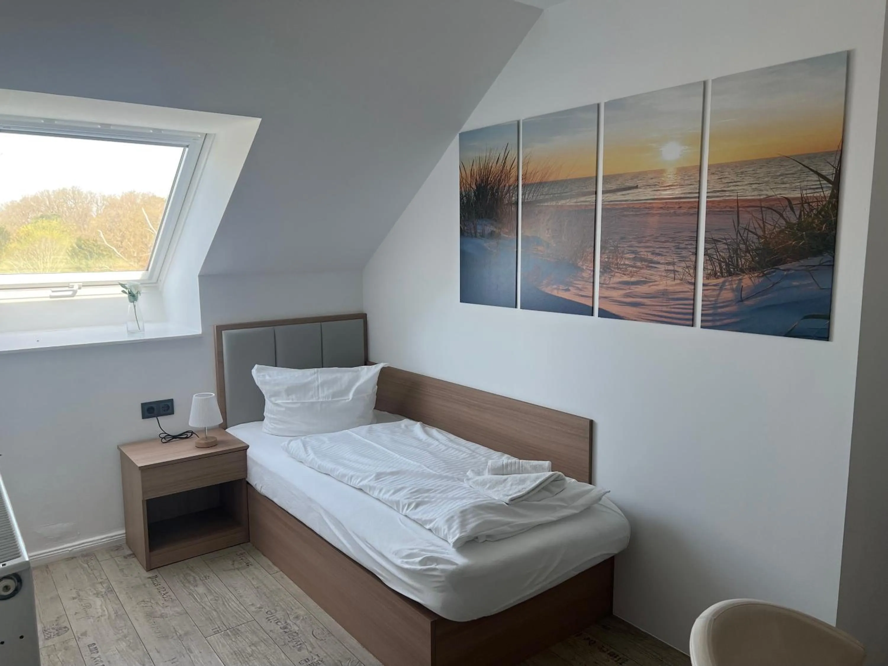 Bed in Hotel am Theater