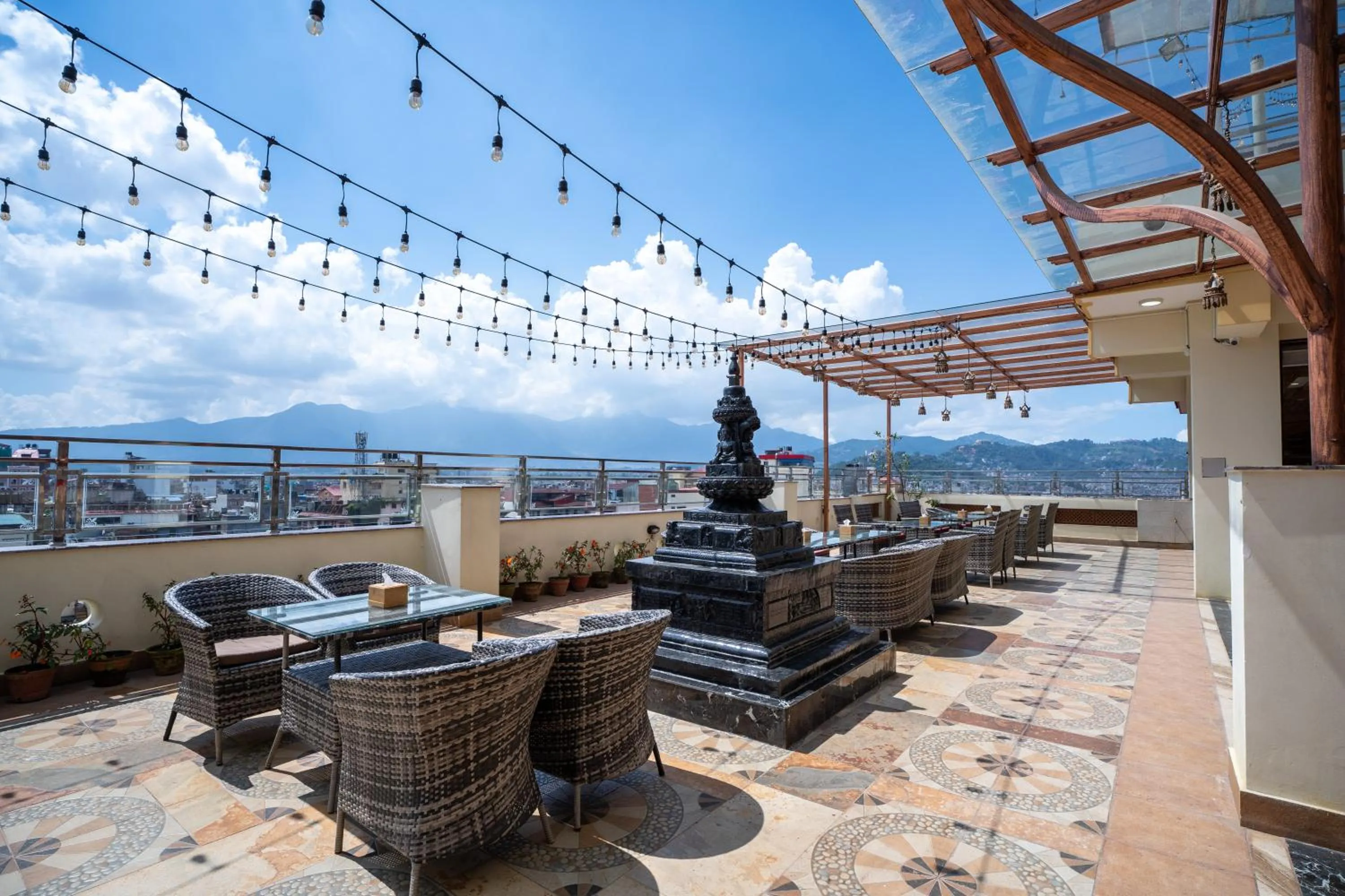 Patio in Surya Heritage Hotel