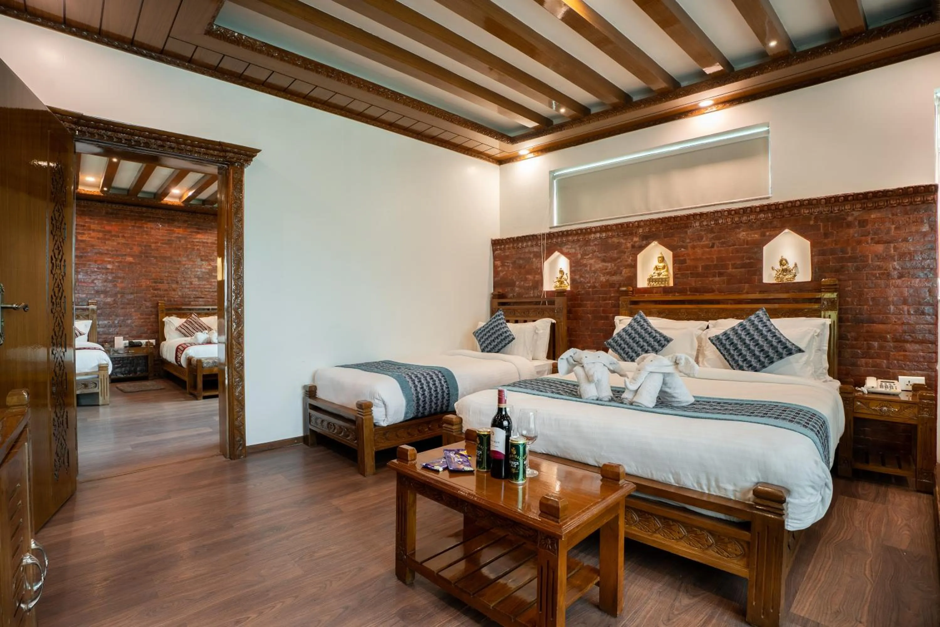 Photo of the whole room, Bed in Surya Heritage Hotel