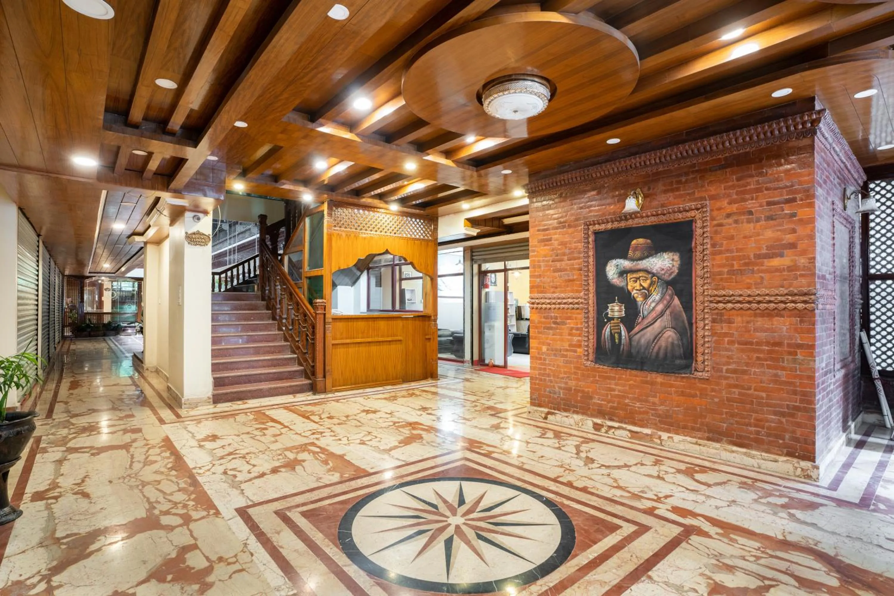 Decorative detail in Surya Heritage Hotel