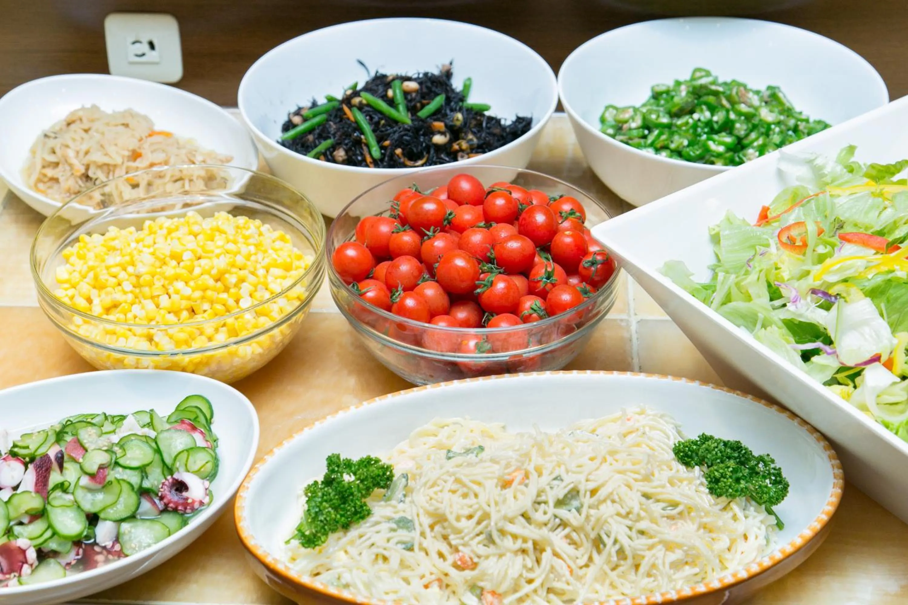 Buffet breakfast in Pearl Hotel Kayabacho