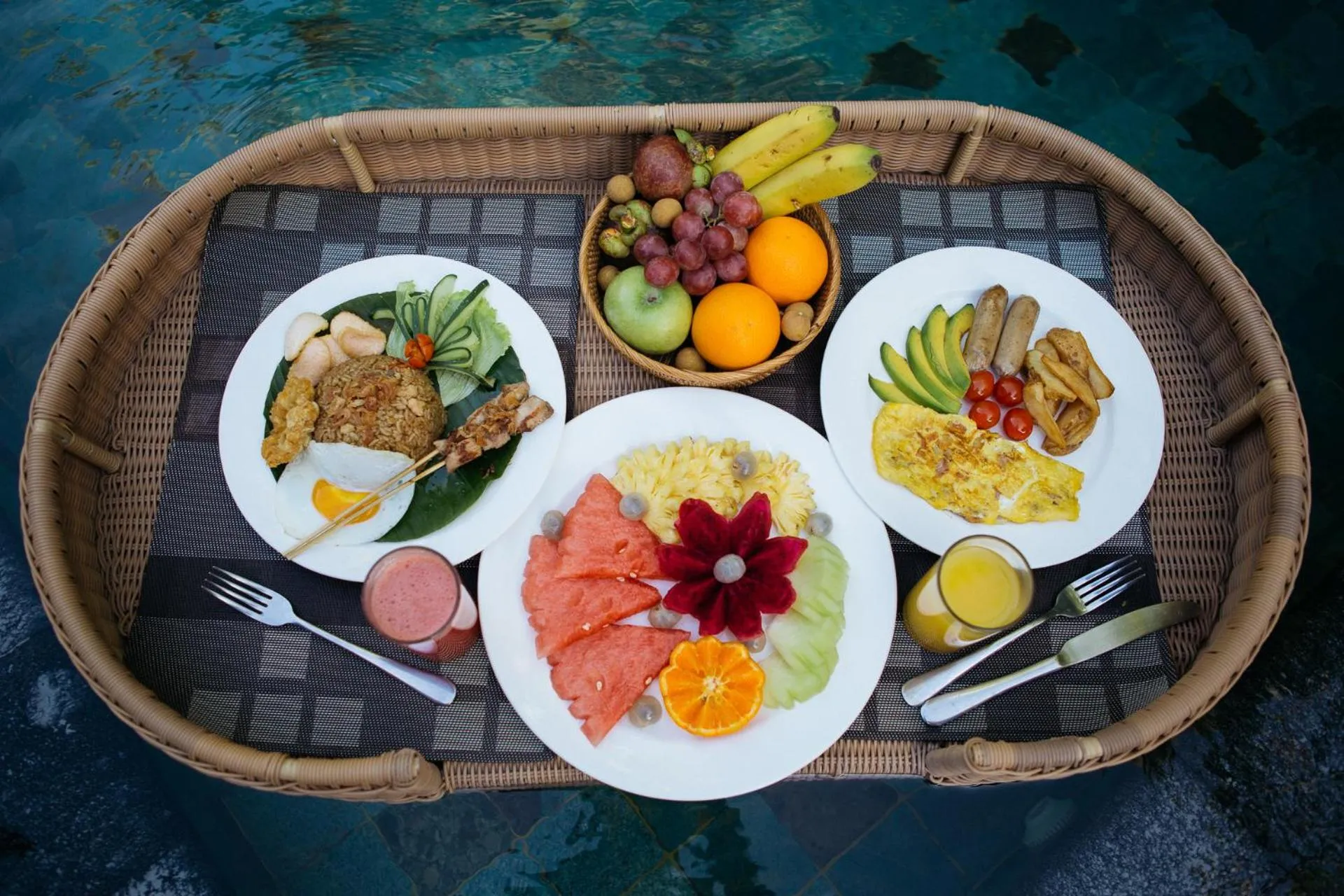 Food in Bracha Villas Bali