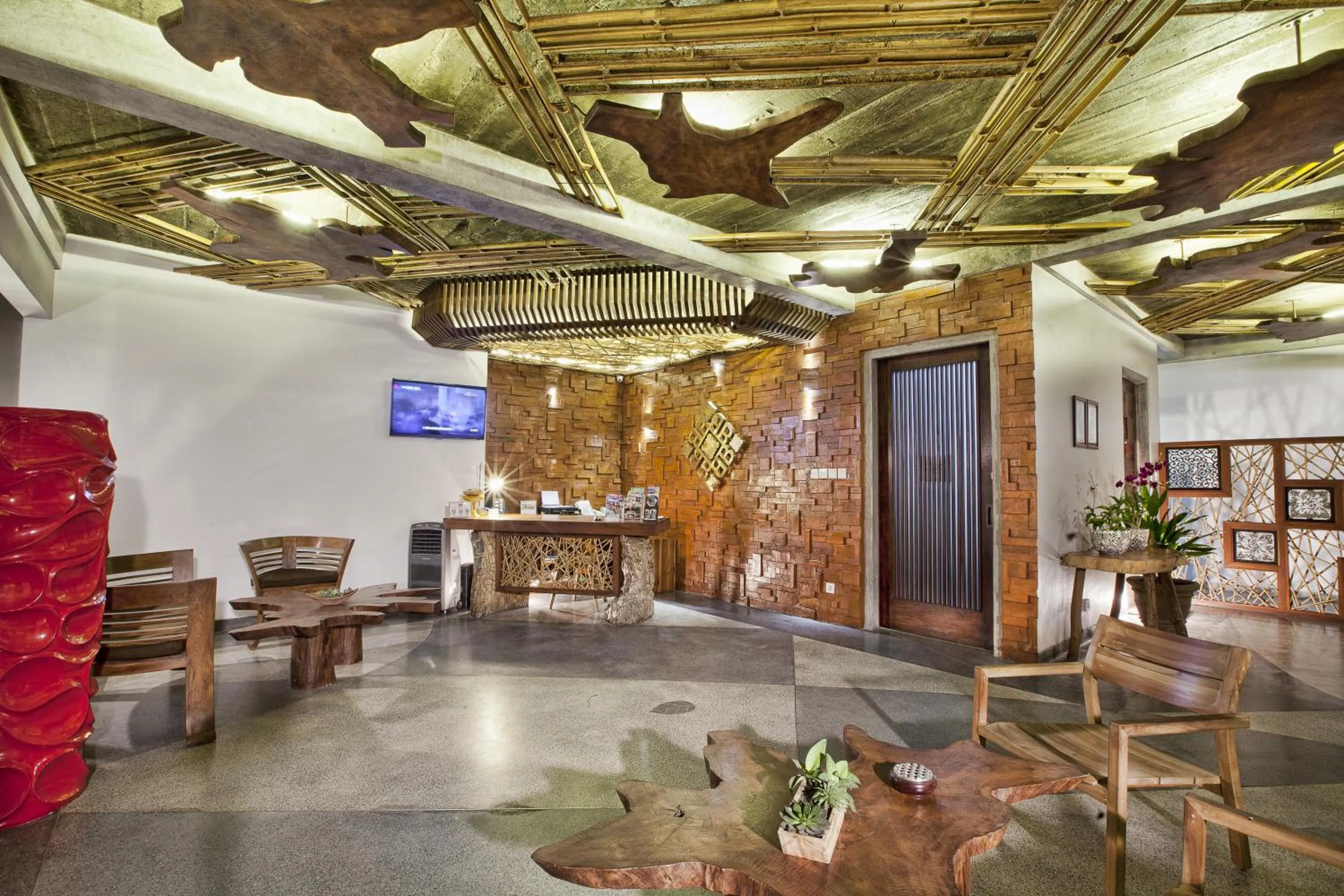 Lobby or reception in Bracha Villas Bali