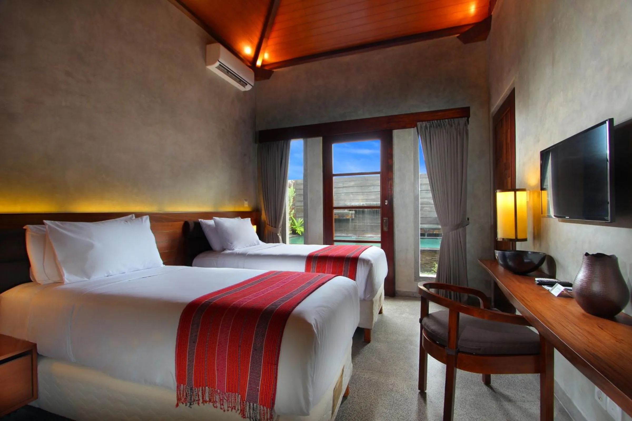 Bed in Bracha Villas Bali