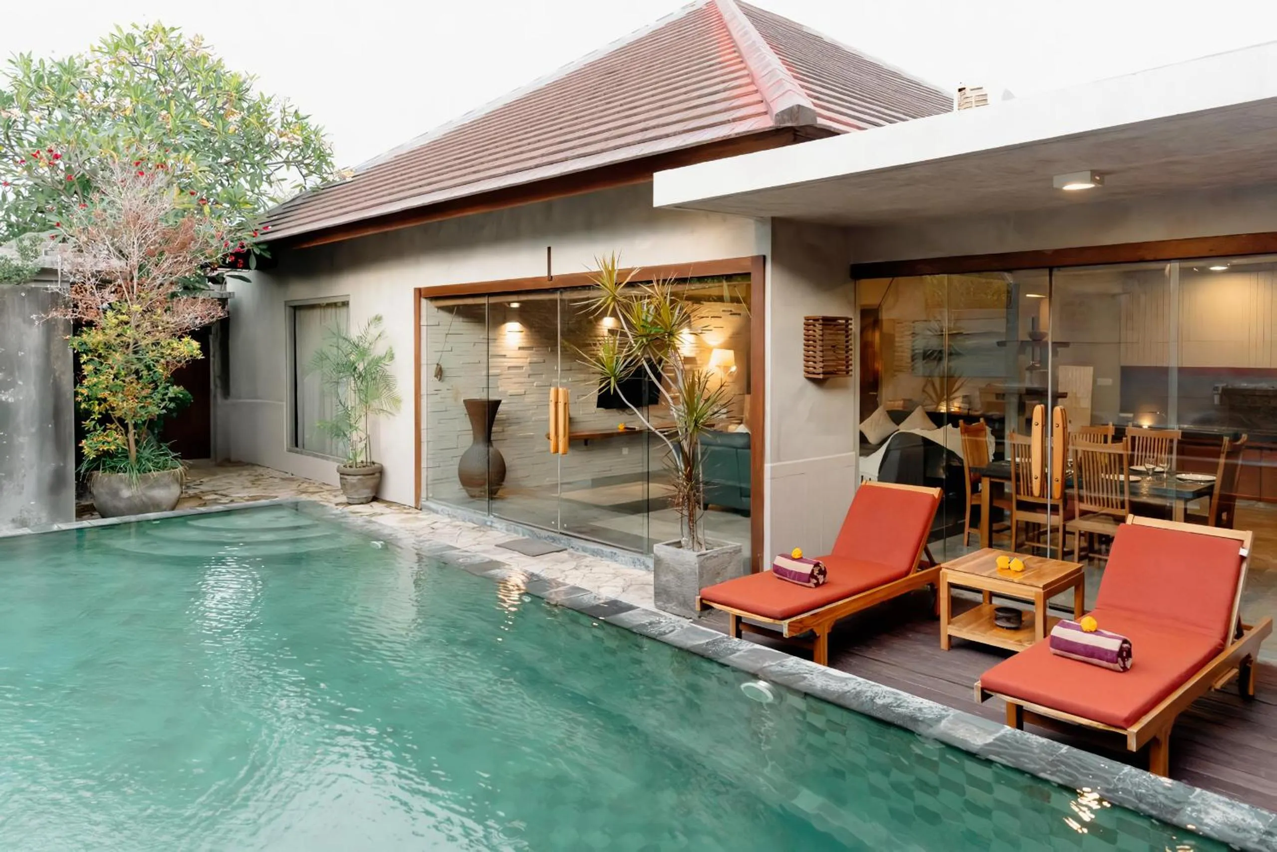 Swimming pool in Bracha Villas Bali