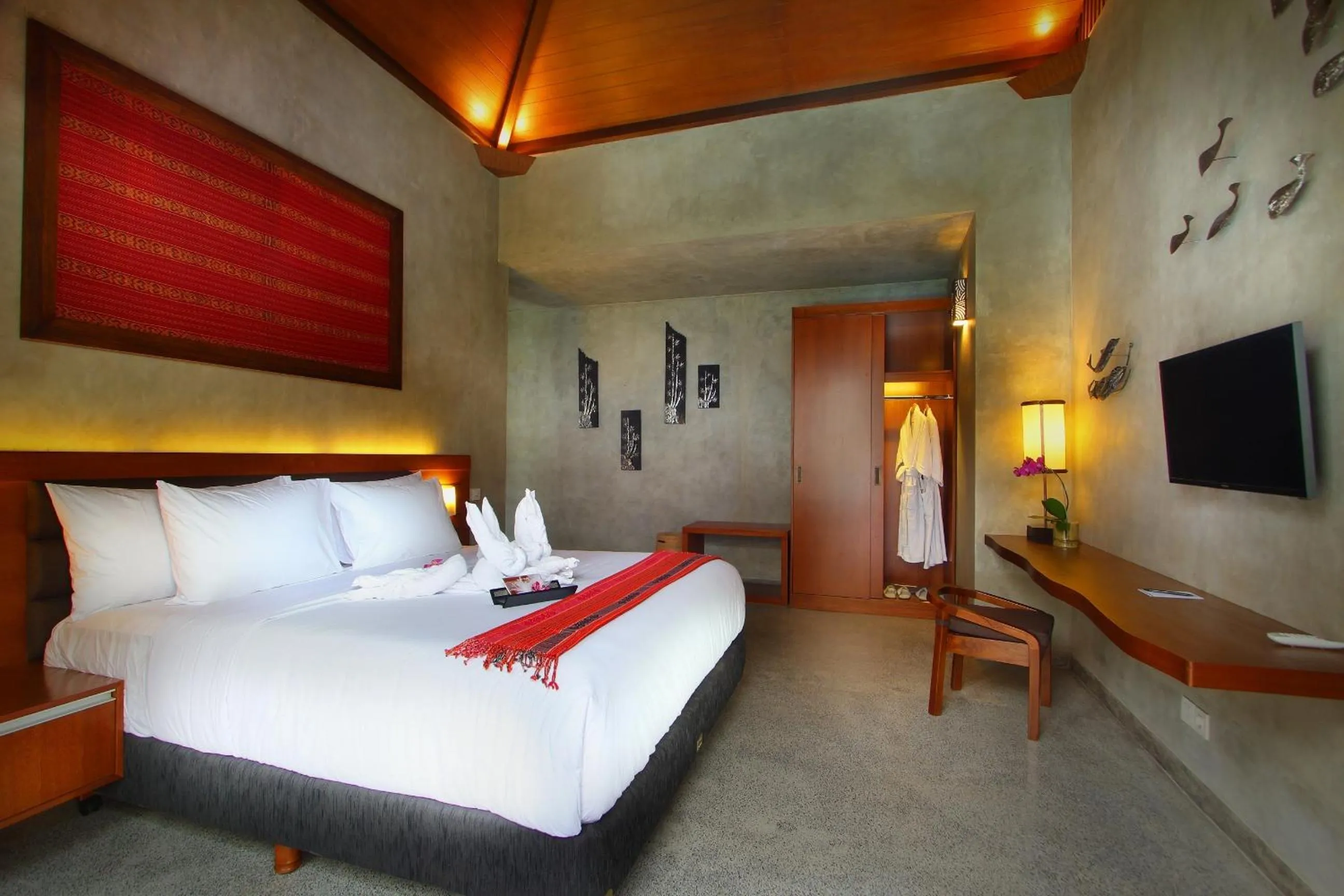 Bed in Bracha Villas Bali
