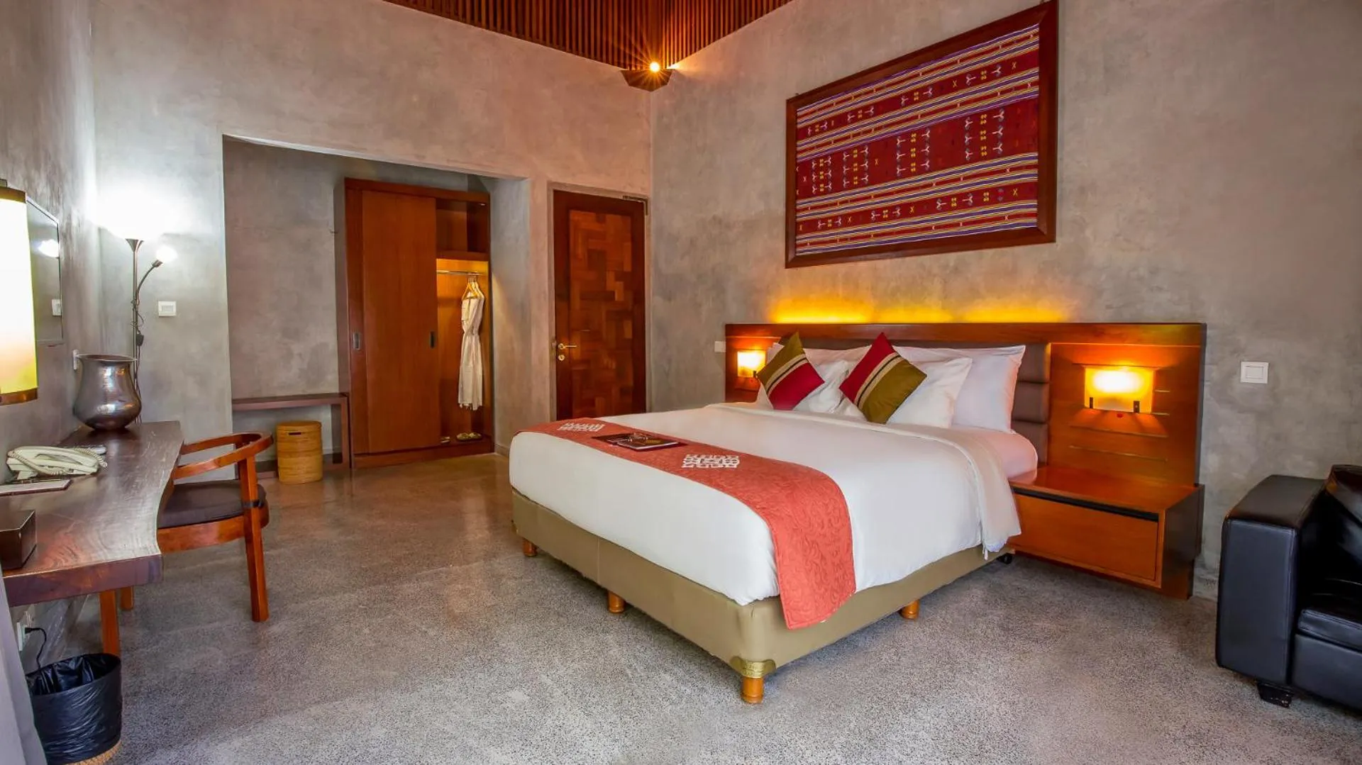 Bed in Bracha Villas Bali