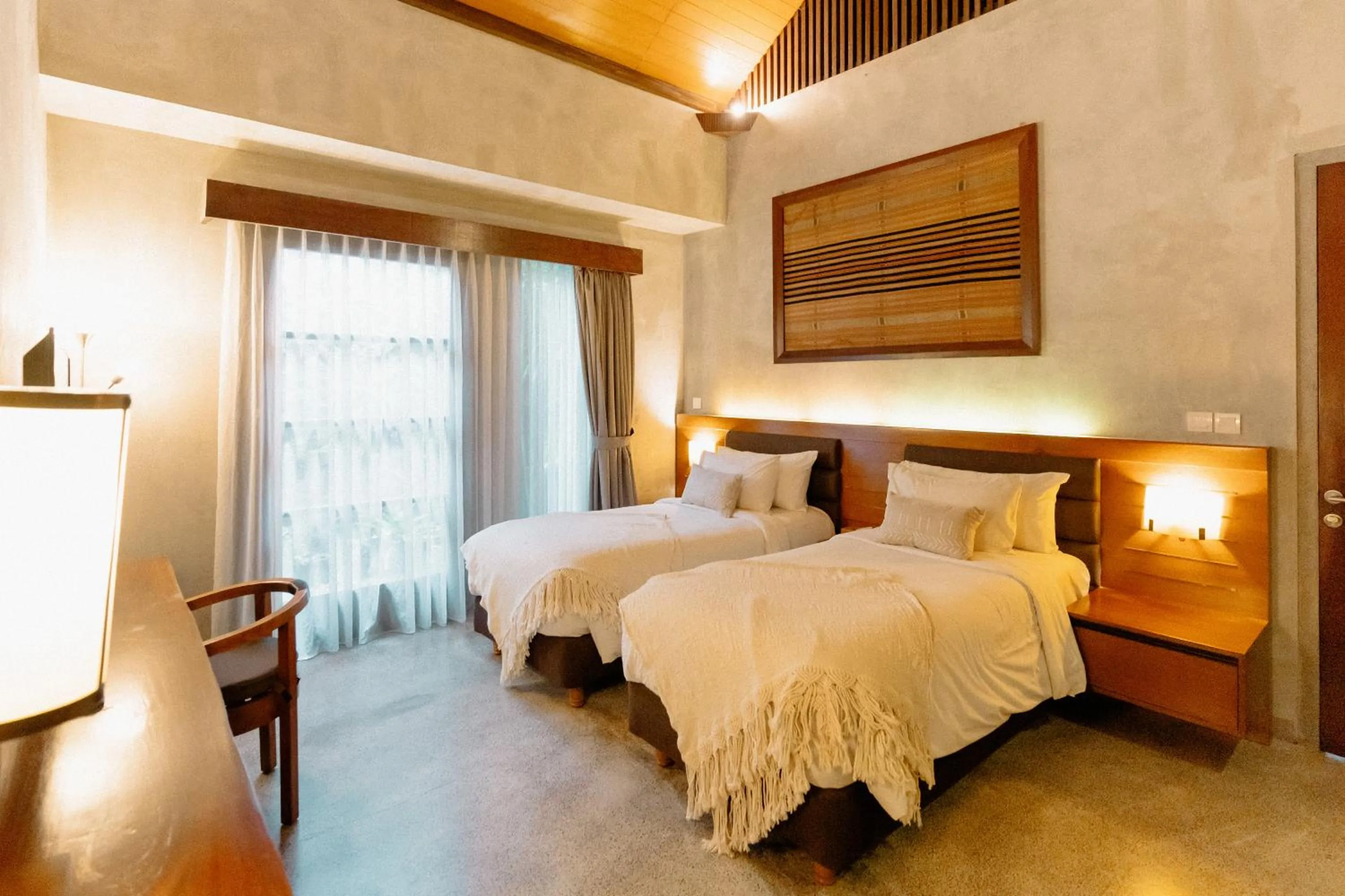 Bed in Bracha Villas Bali