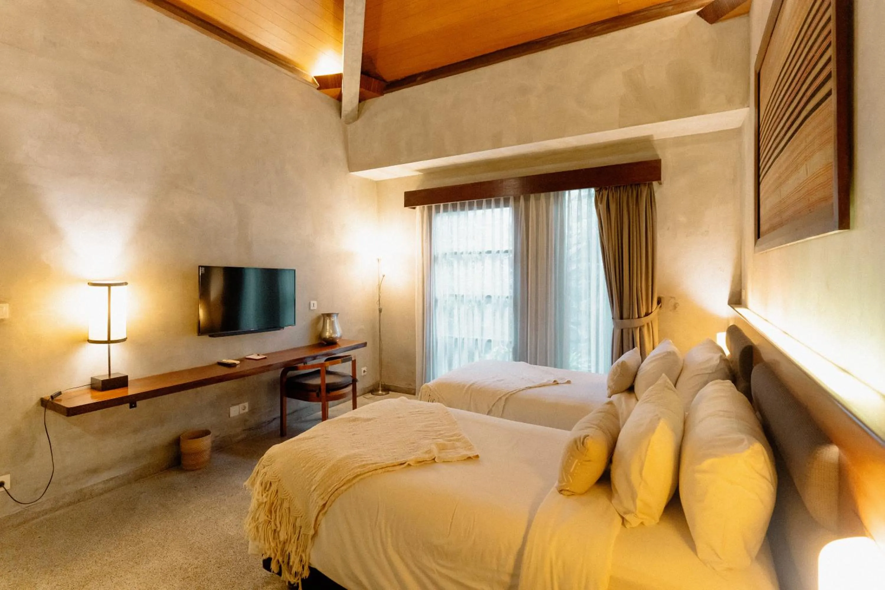 Bed in Bracha Villas Bali