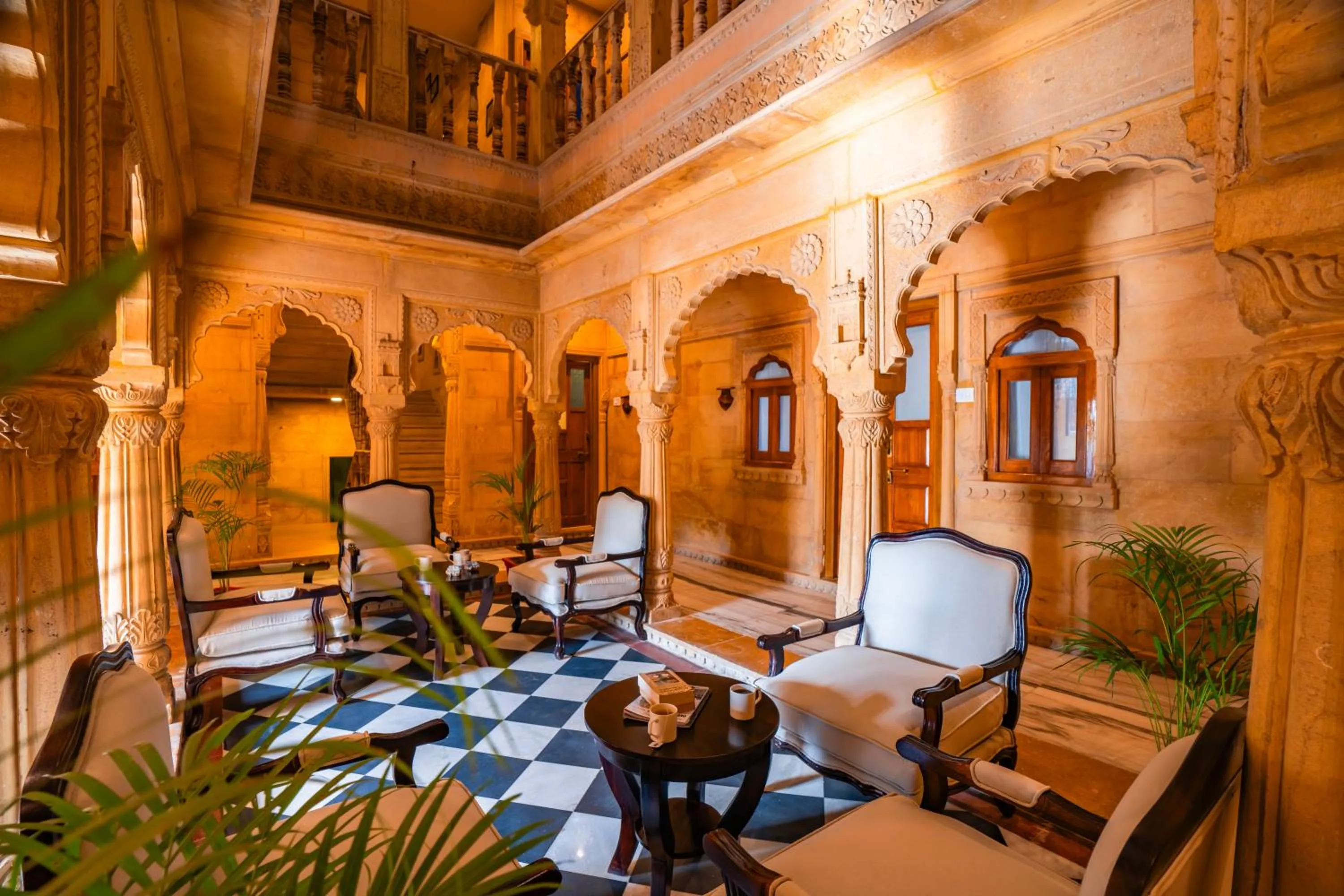 Inner courtyard view in Hotel Helsinki House