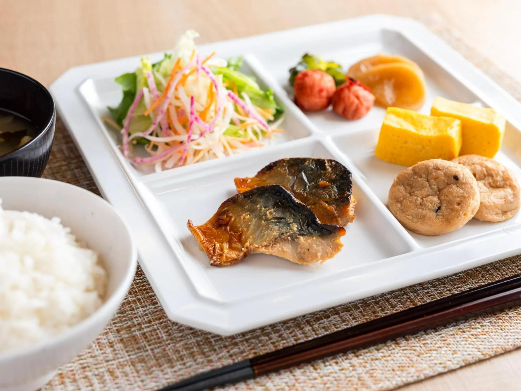 Breakfast in Super Hotel Hida Takayama