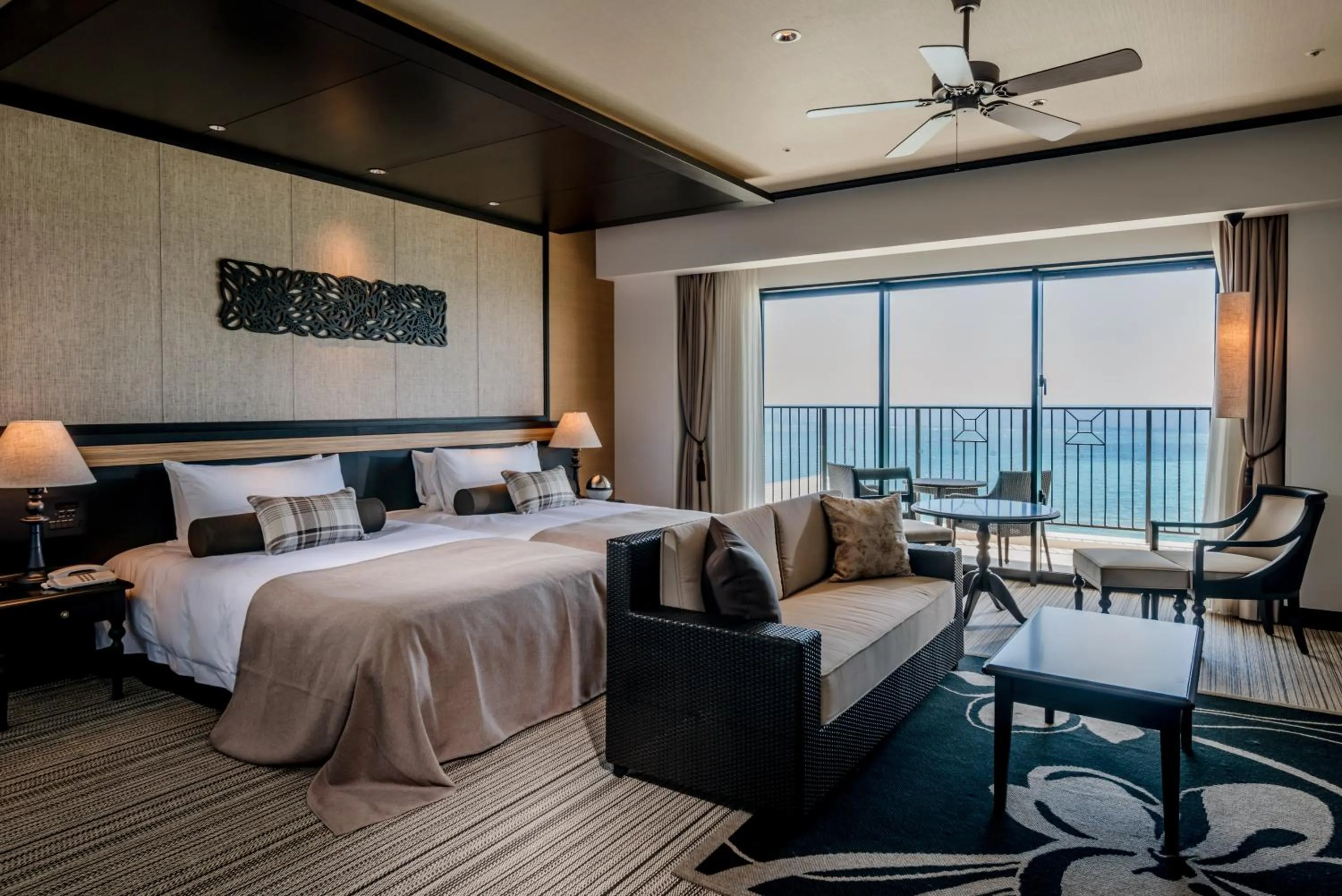 Photo of the whole room, Bed in Hotel Monterey Okinawa Spa & Resort