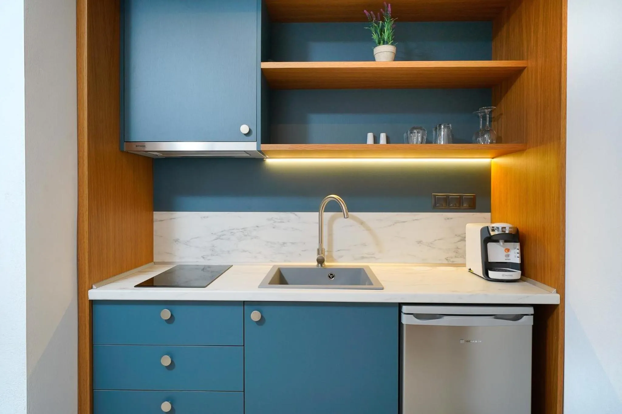 Kitchen or kitchenette in Olia Thassos - Luxury Apartments