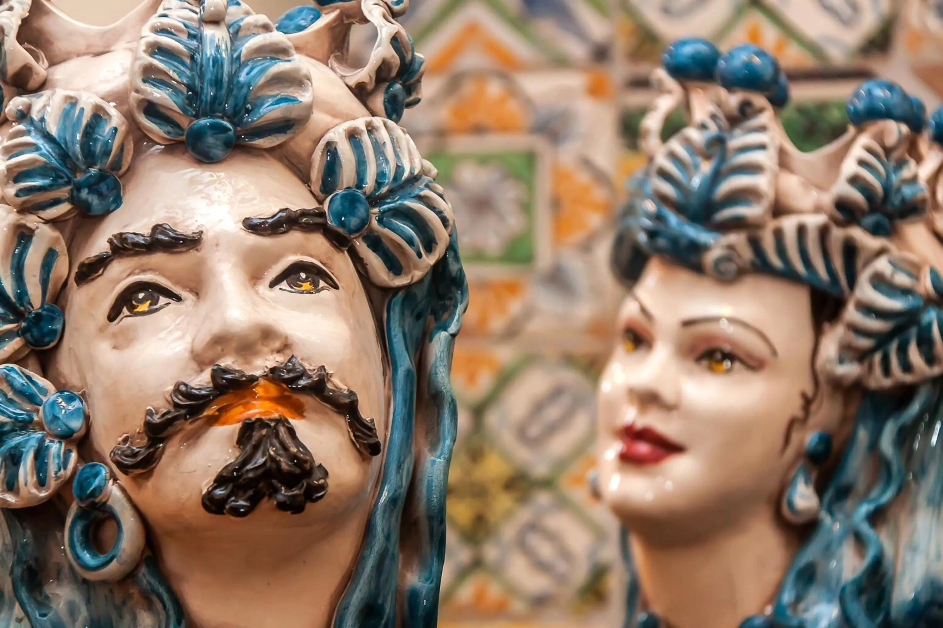 Decorative detail in Casa Astarita