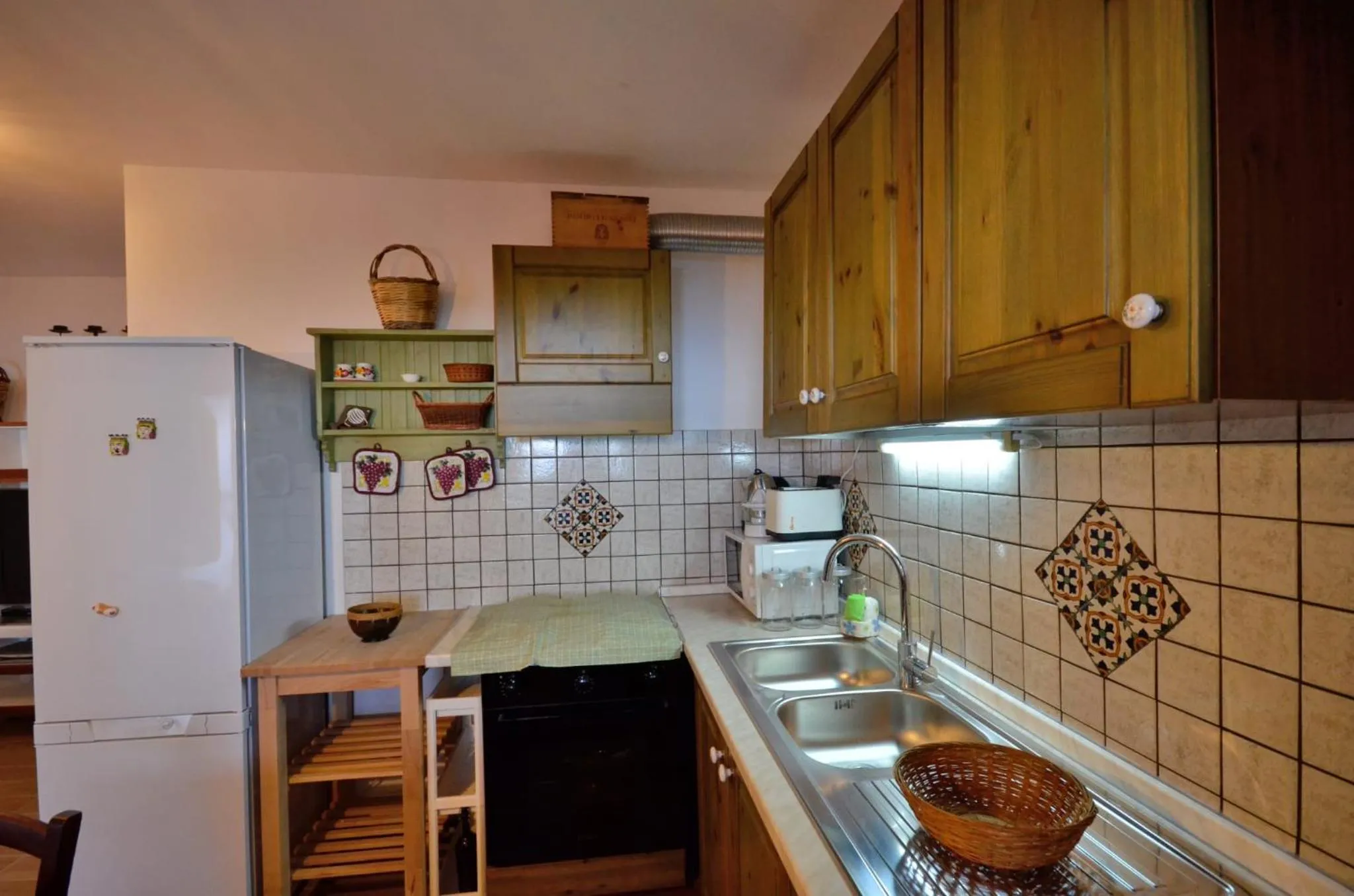 Kitchen or kitchenette in Casa Sole Luna da Annalisa