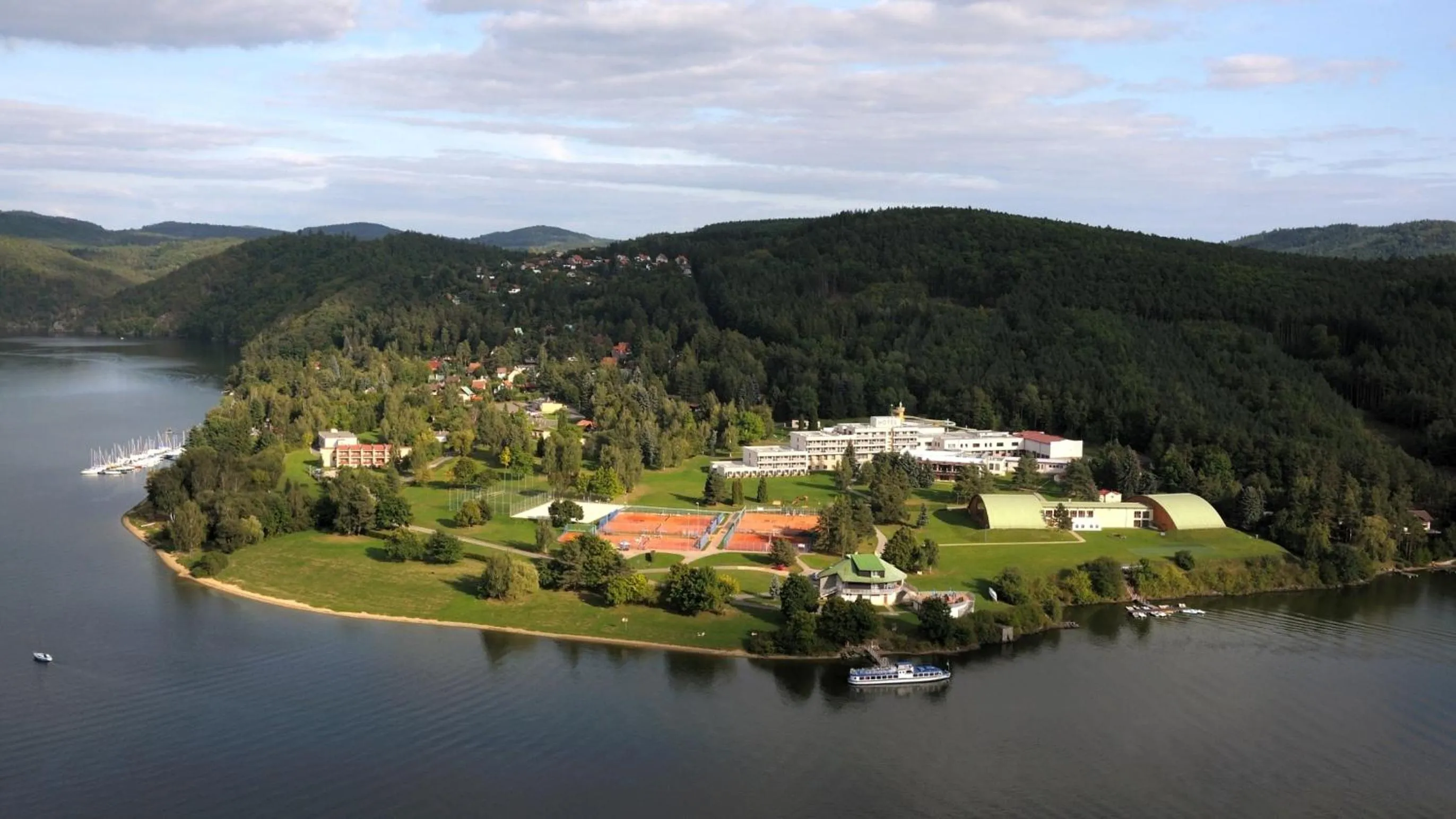 Bird's eye view in Hotel VZ Měřín