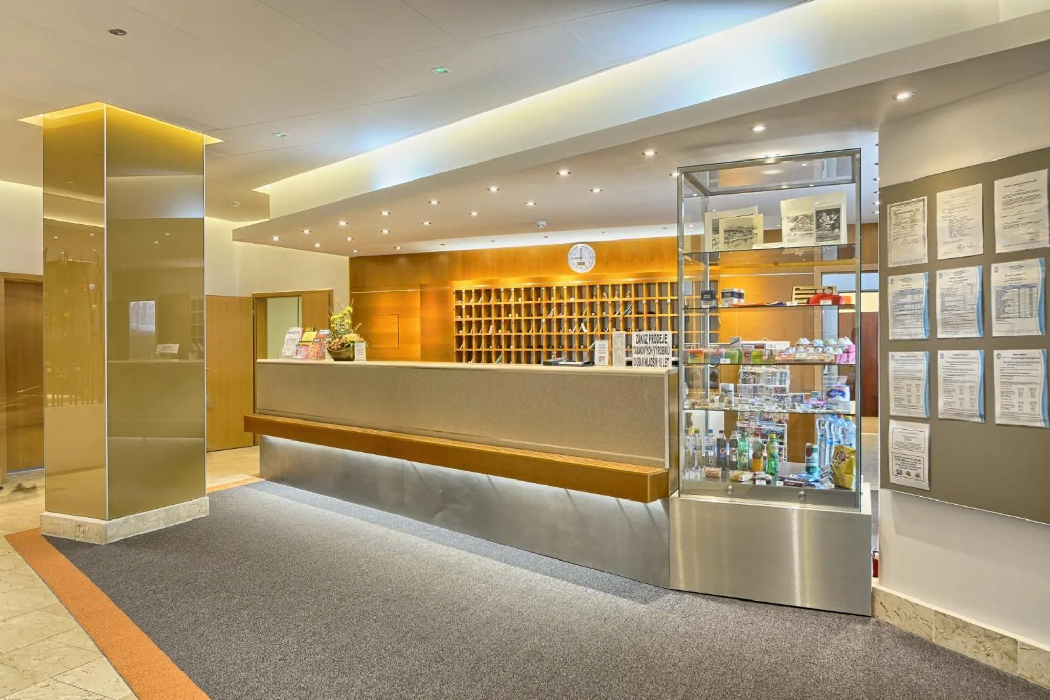 Lobby or reception in Hotel VZ Měřín