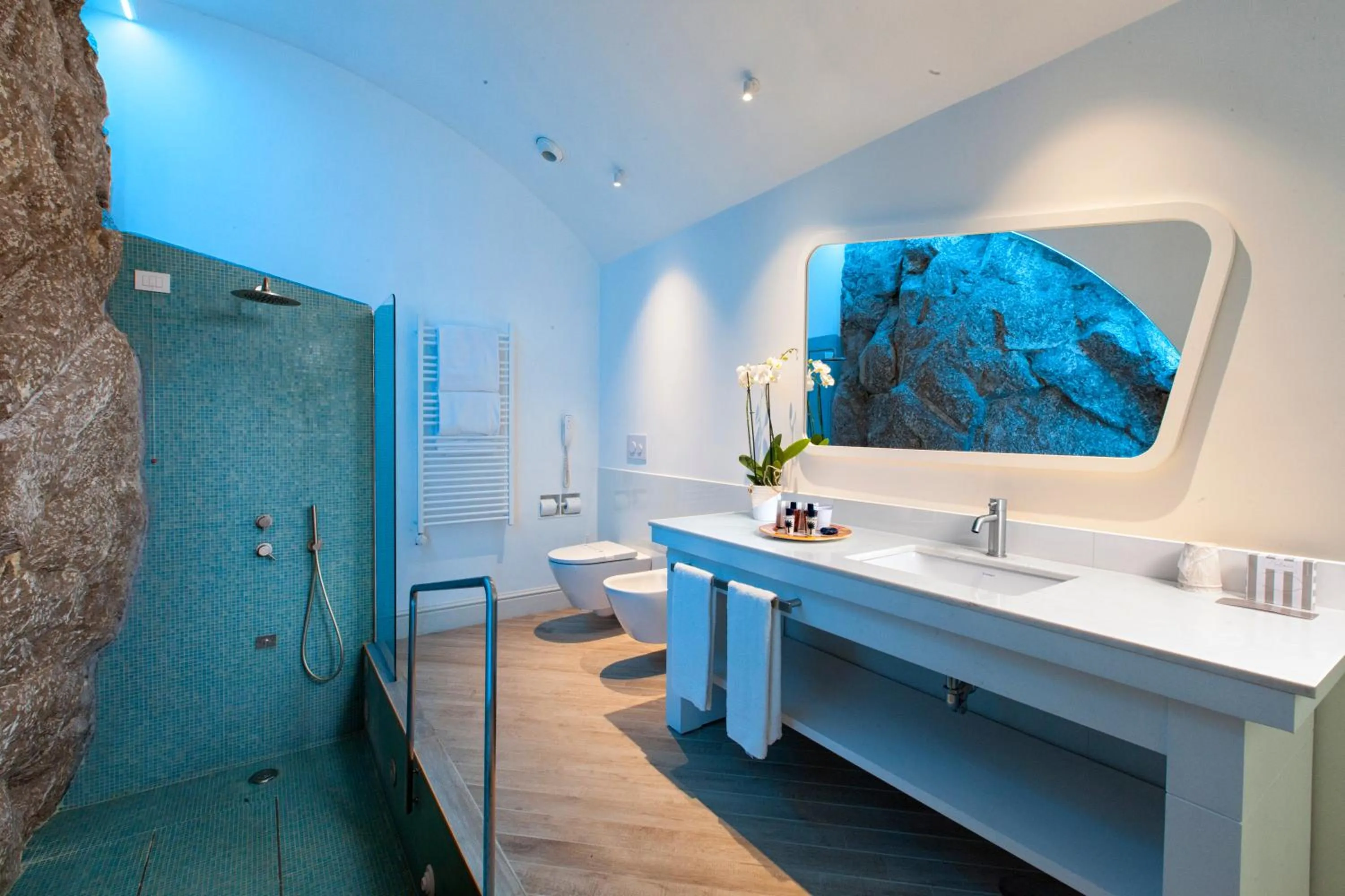 Shower in Hotel Belair