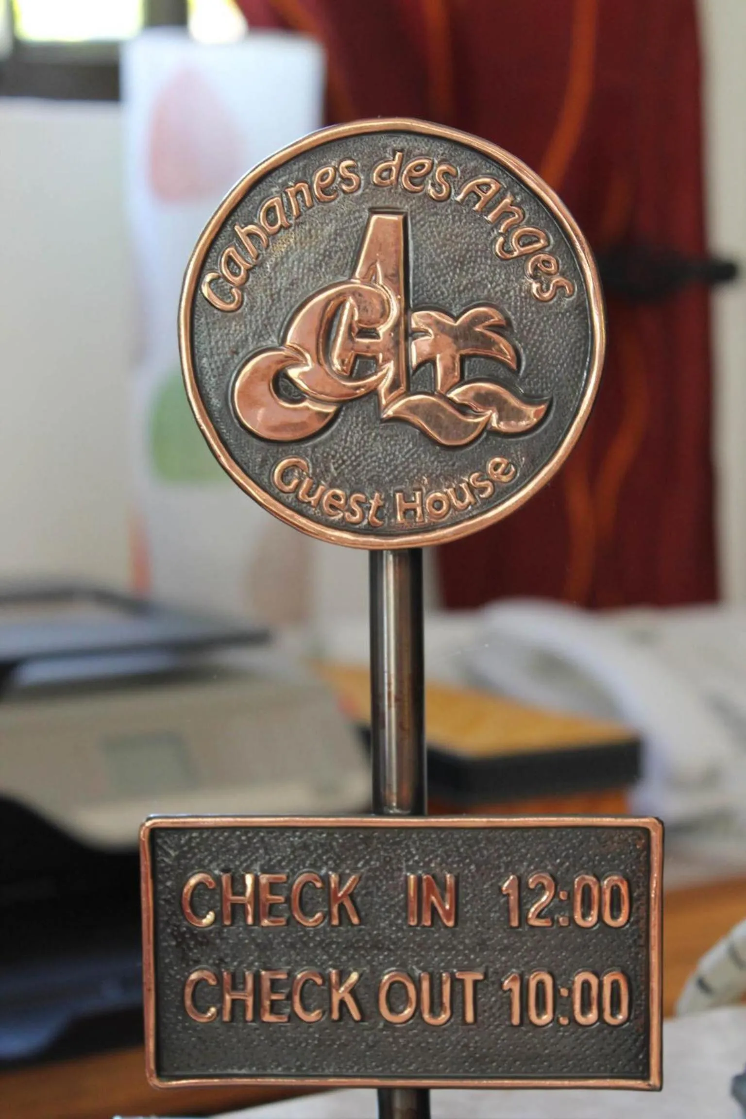 Lobby or reception in Cabanes Des Anges