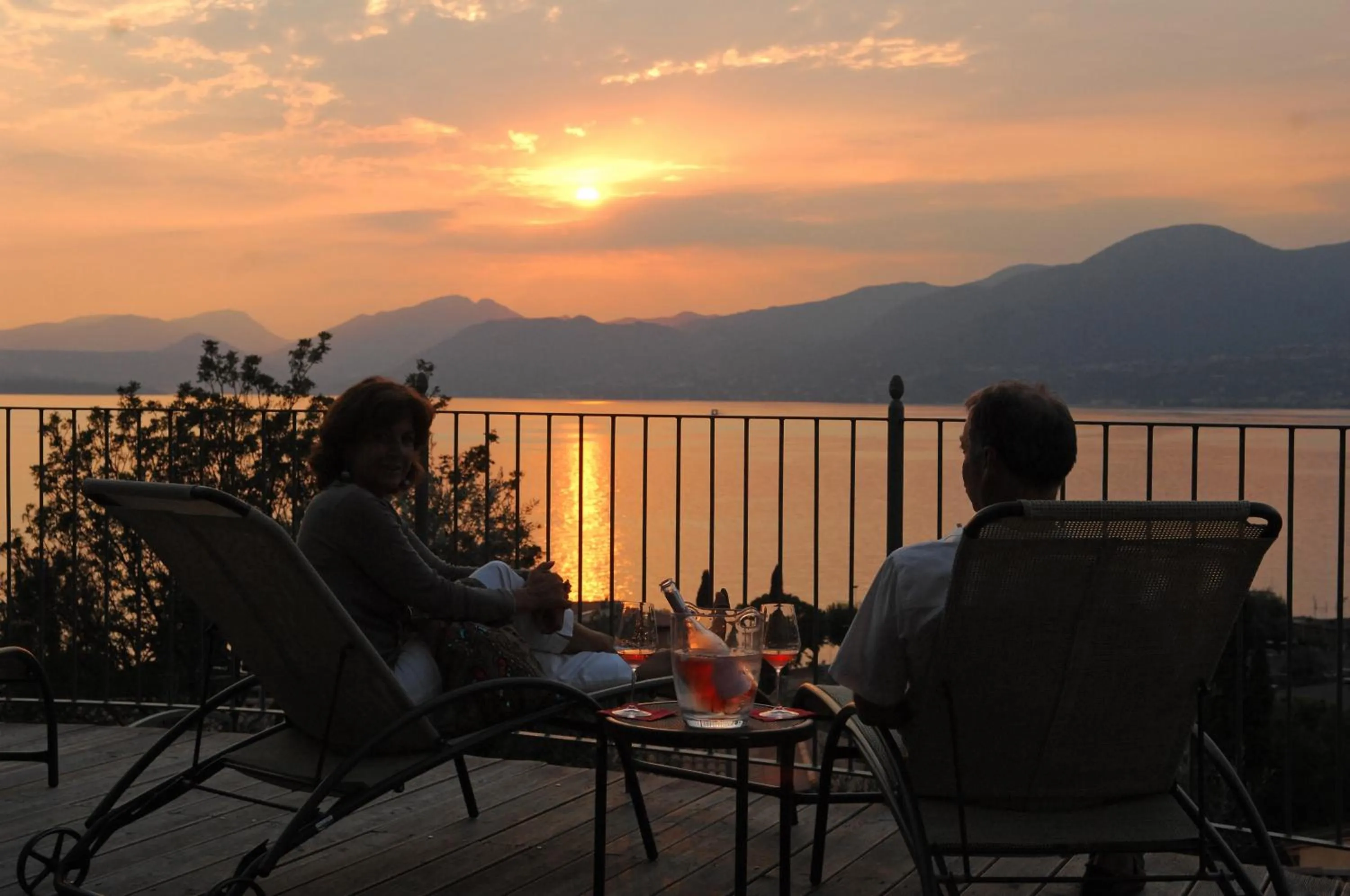 Patio in Residence Ca Del Lago