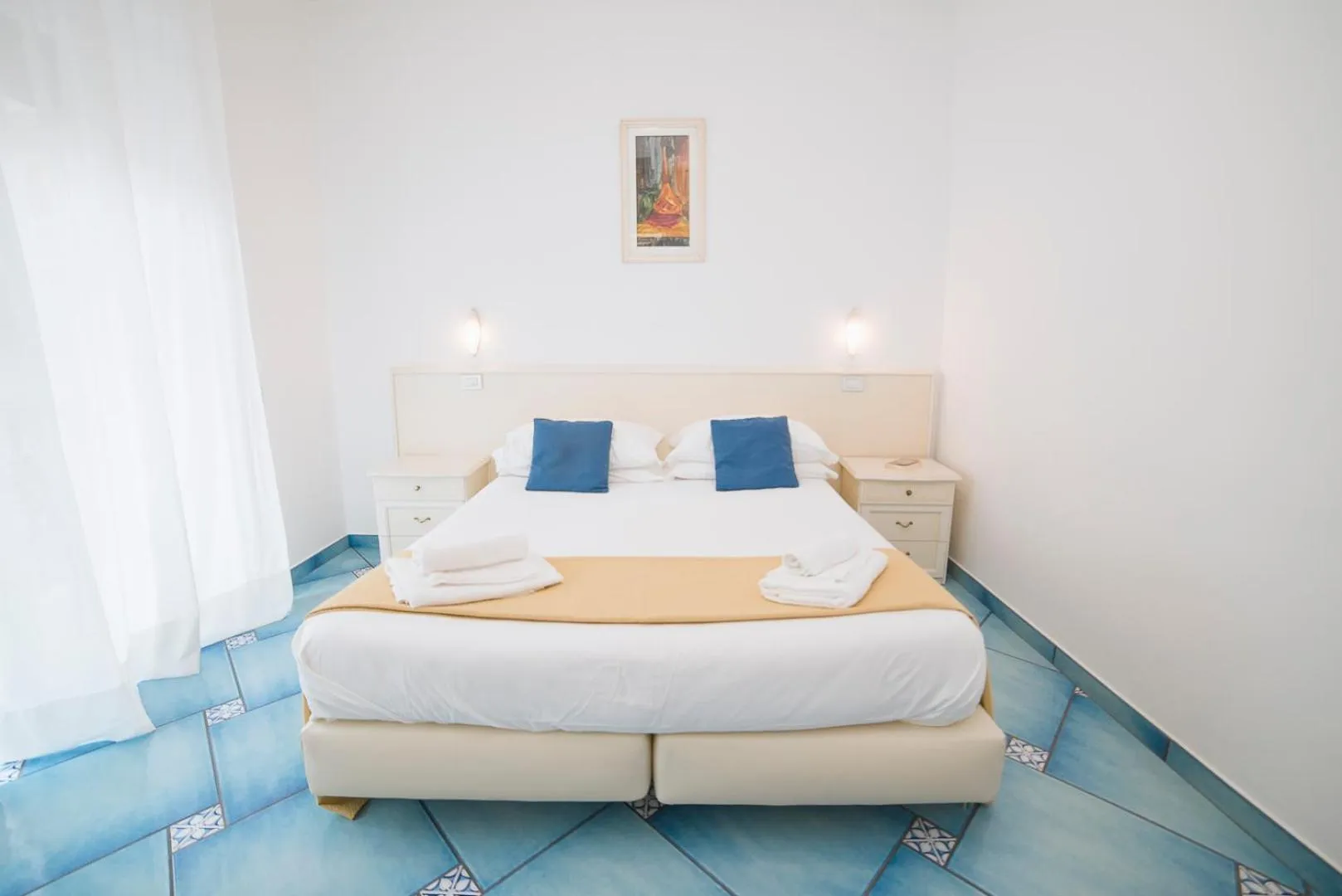 Bed in Hotel De Rosa