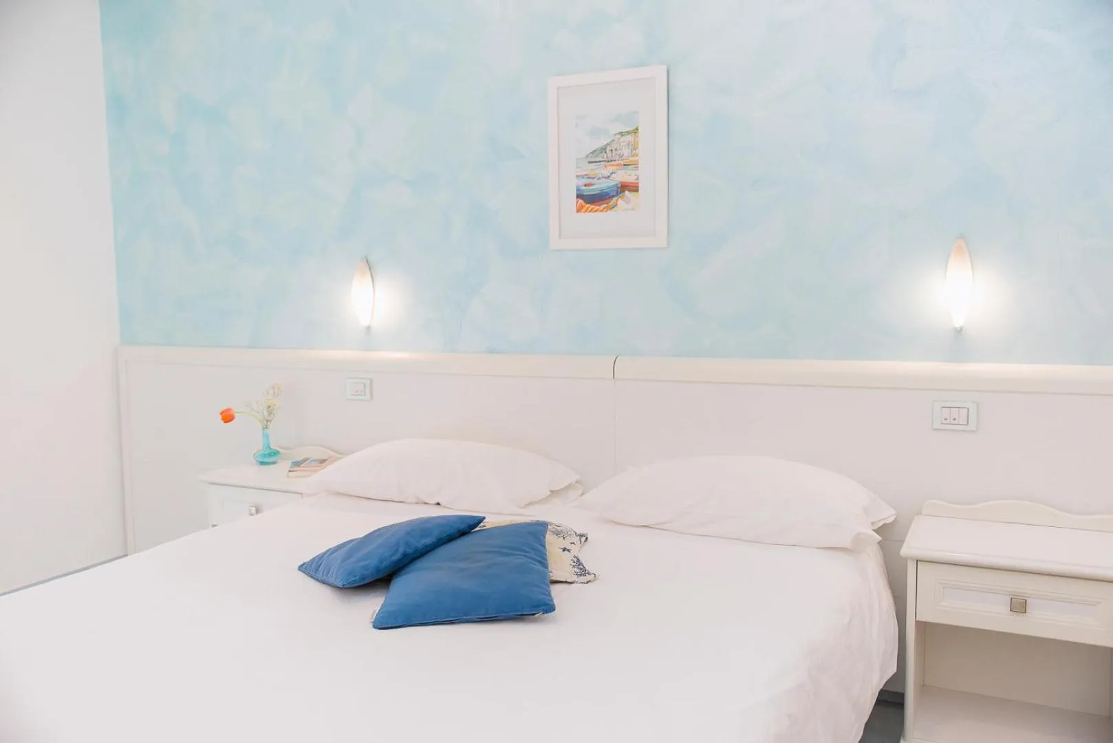 Bed in Hotel De Rosa