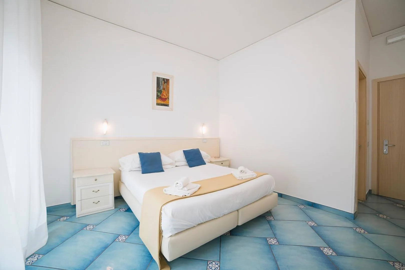 Bed in Hotel De Rosa