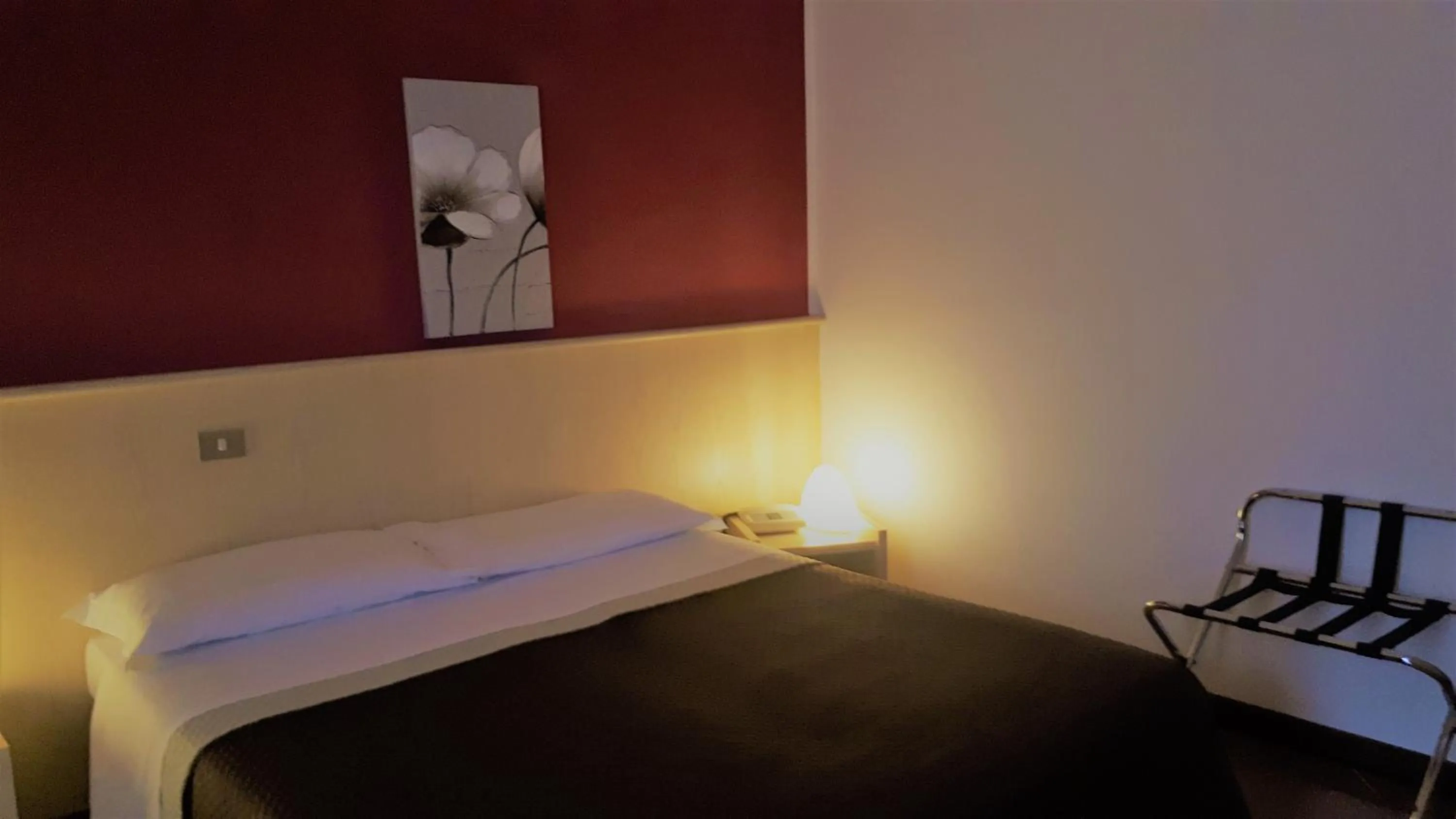 Bed in Hotel Kristall