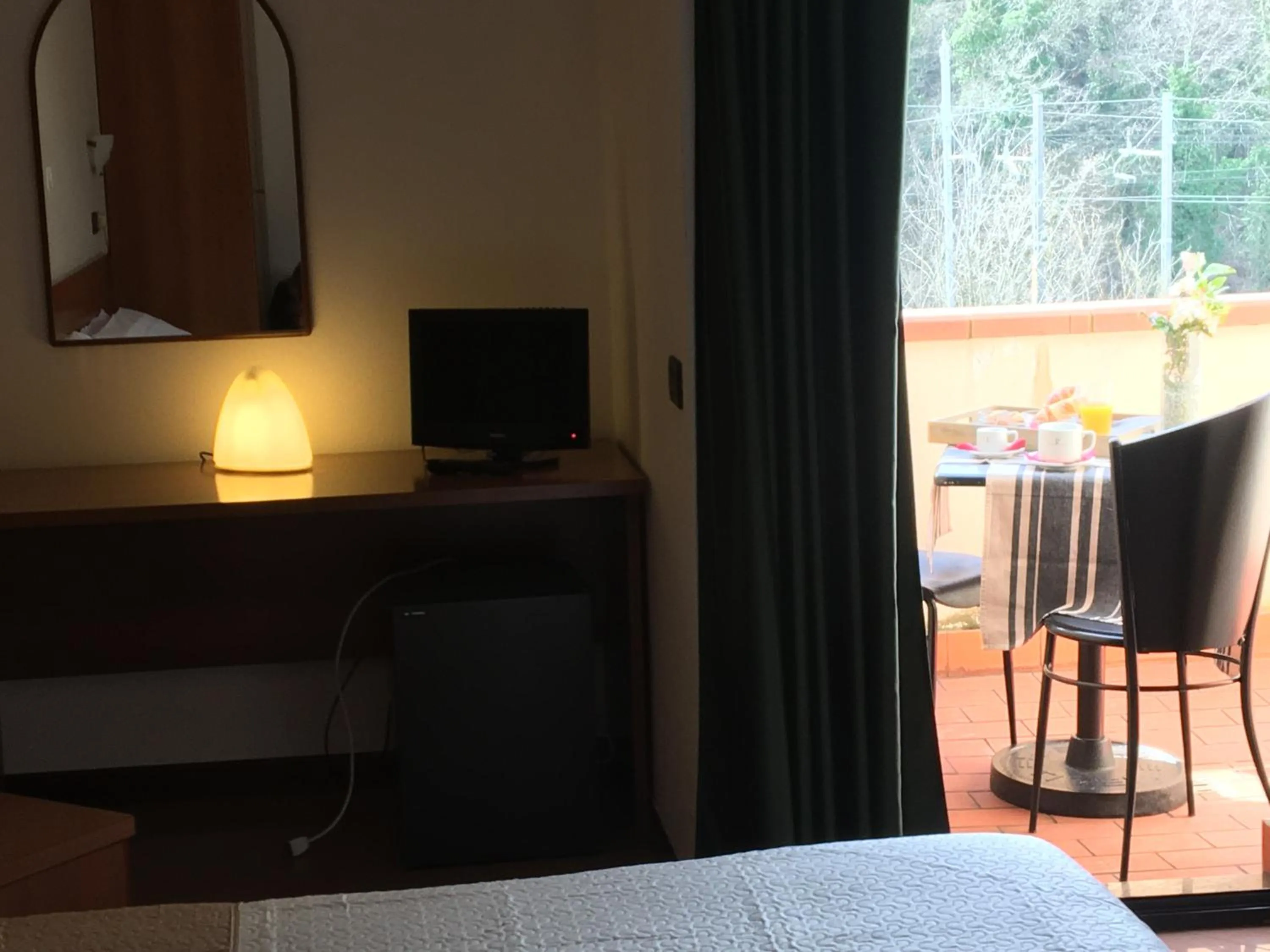 Bed in Hotel Kristall