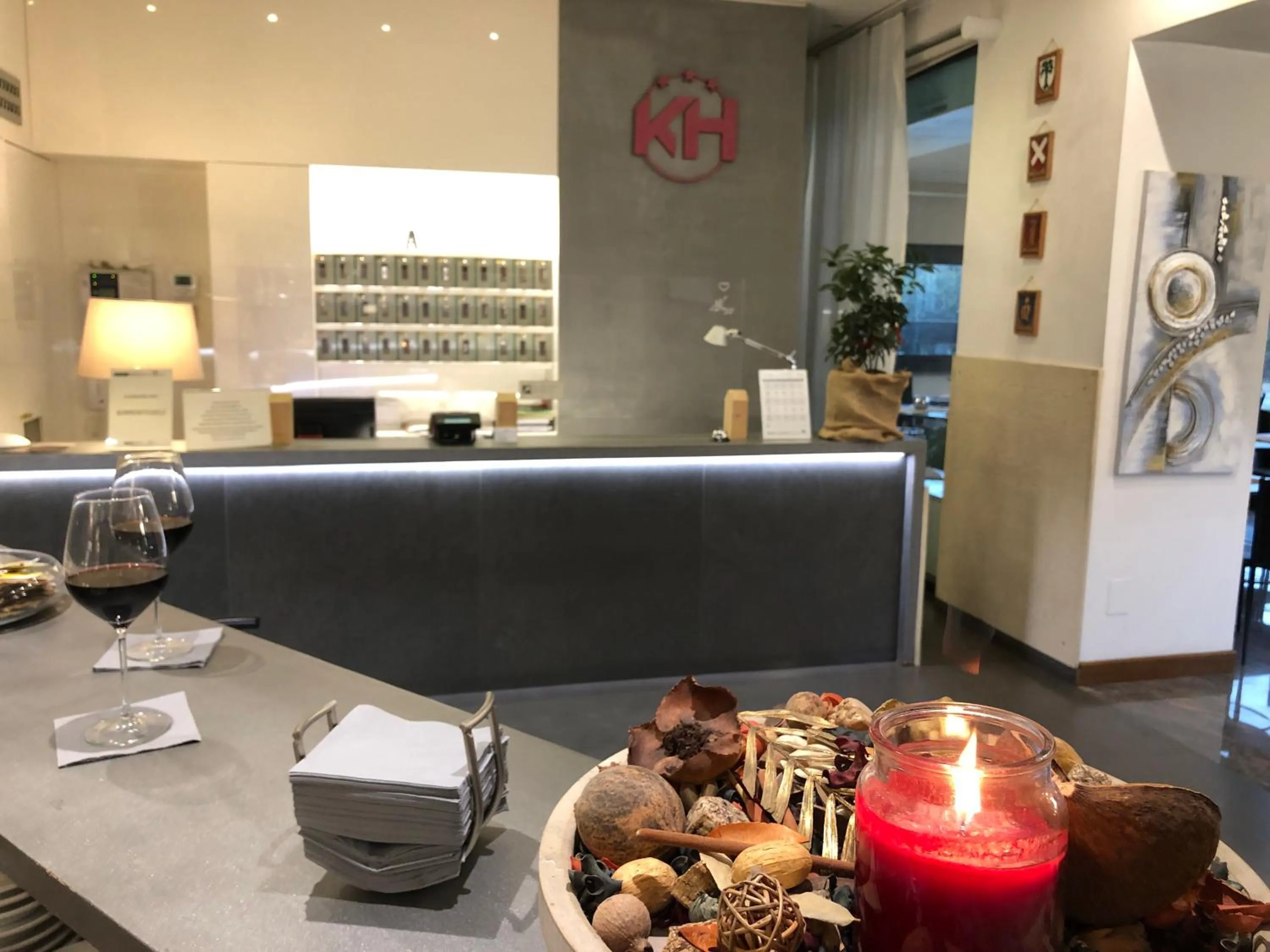 Lobby or reception in Hotel Kristall