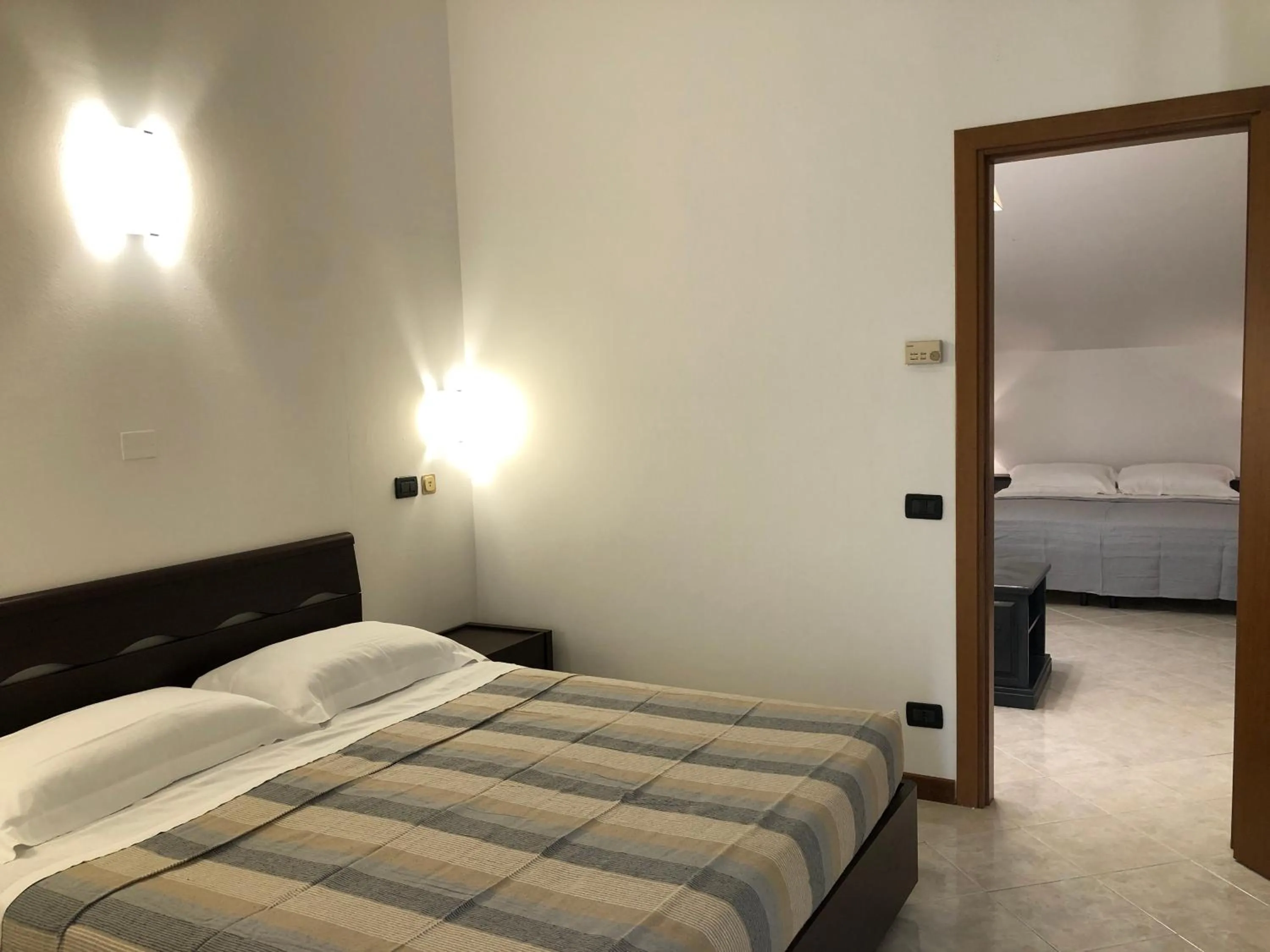 Bed in Hotel Kristall