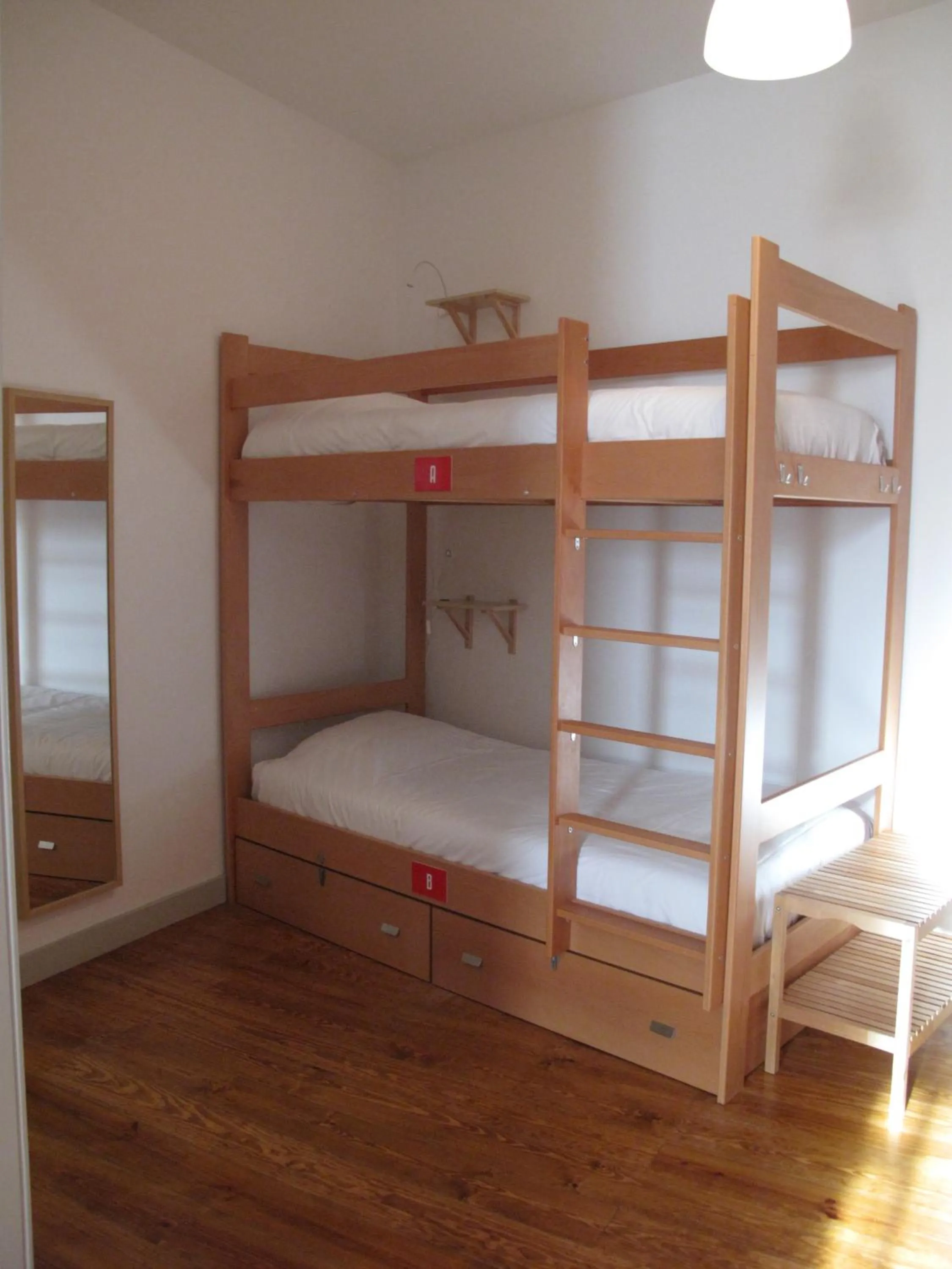 Decorative detail, Bed in Inn Possible Lisbon Hostel