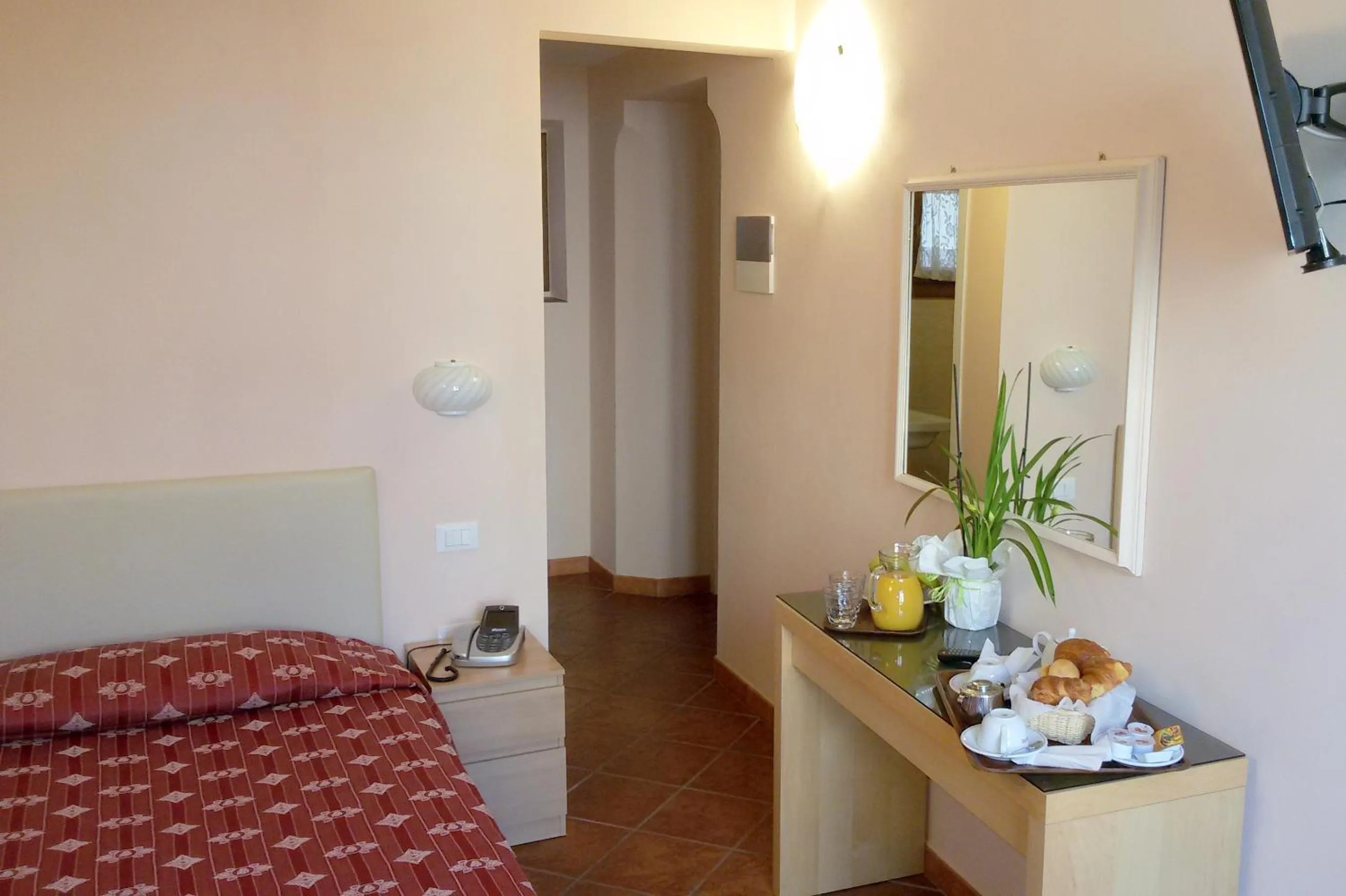 Bed in Hotel Rita Major