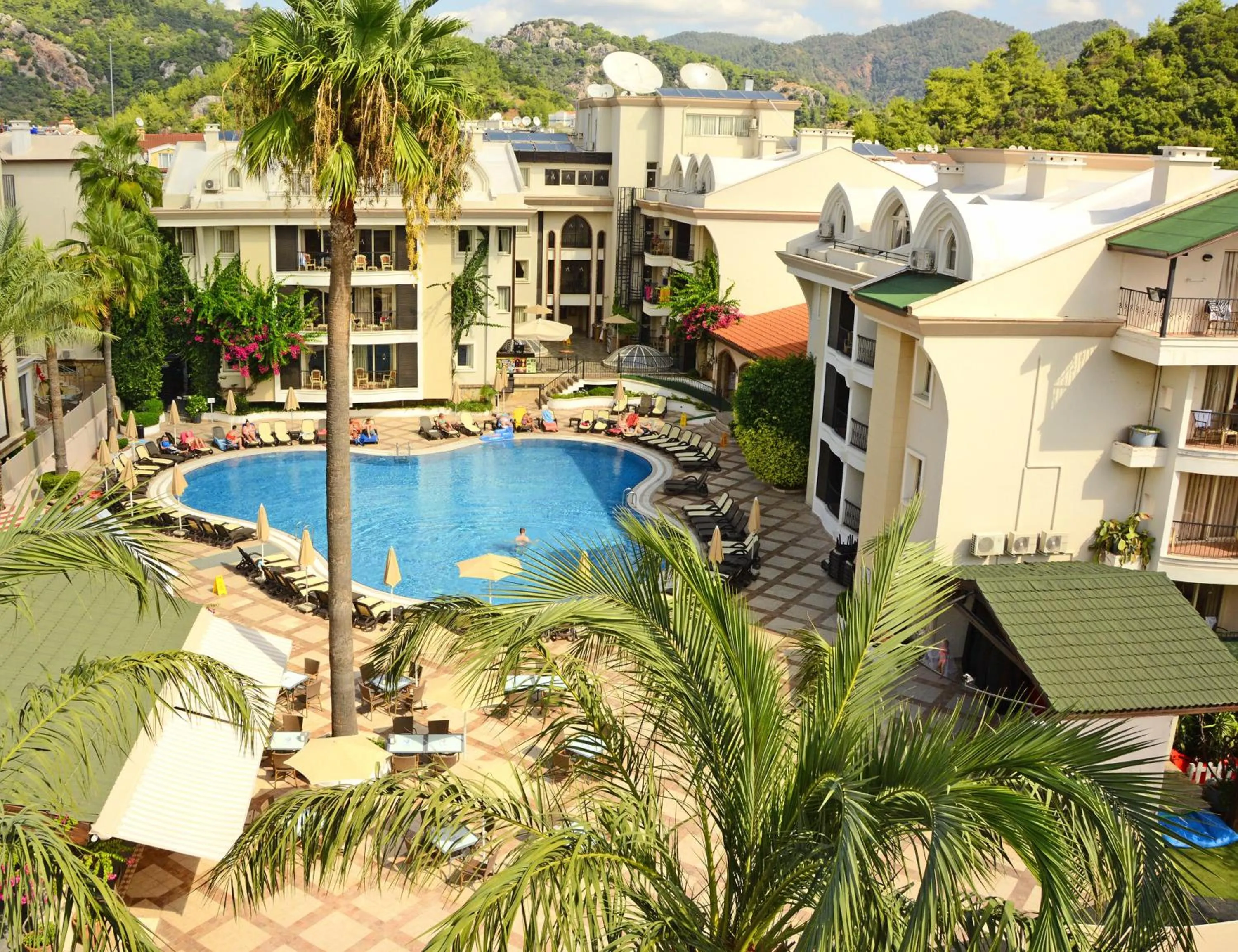 Pool view in Club Anastasia - Family Hotel