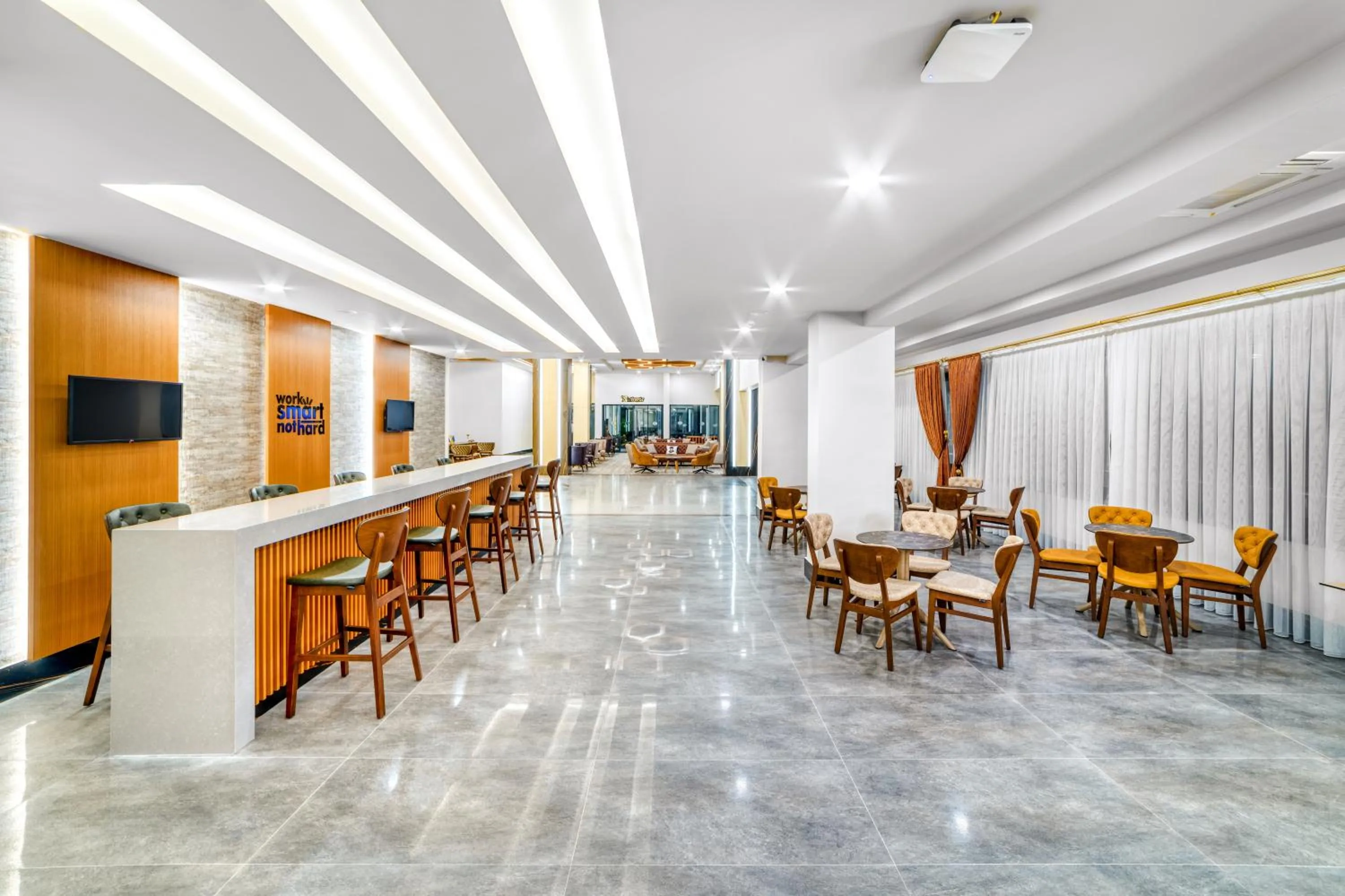 Seating area in Kahya Hotel