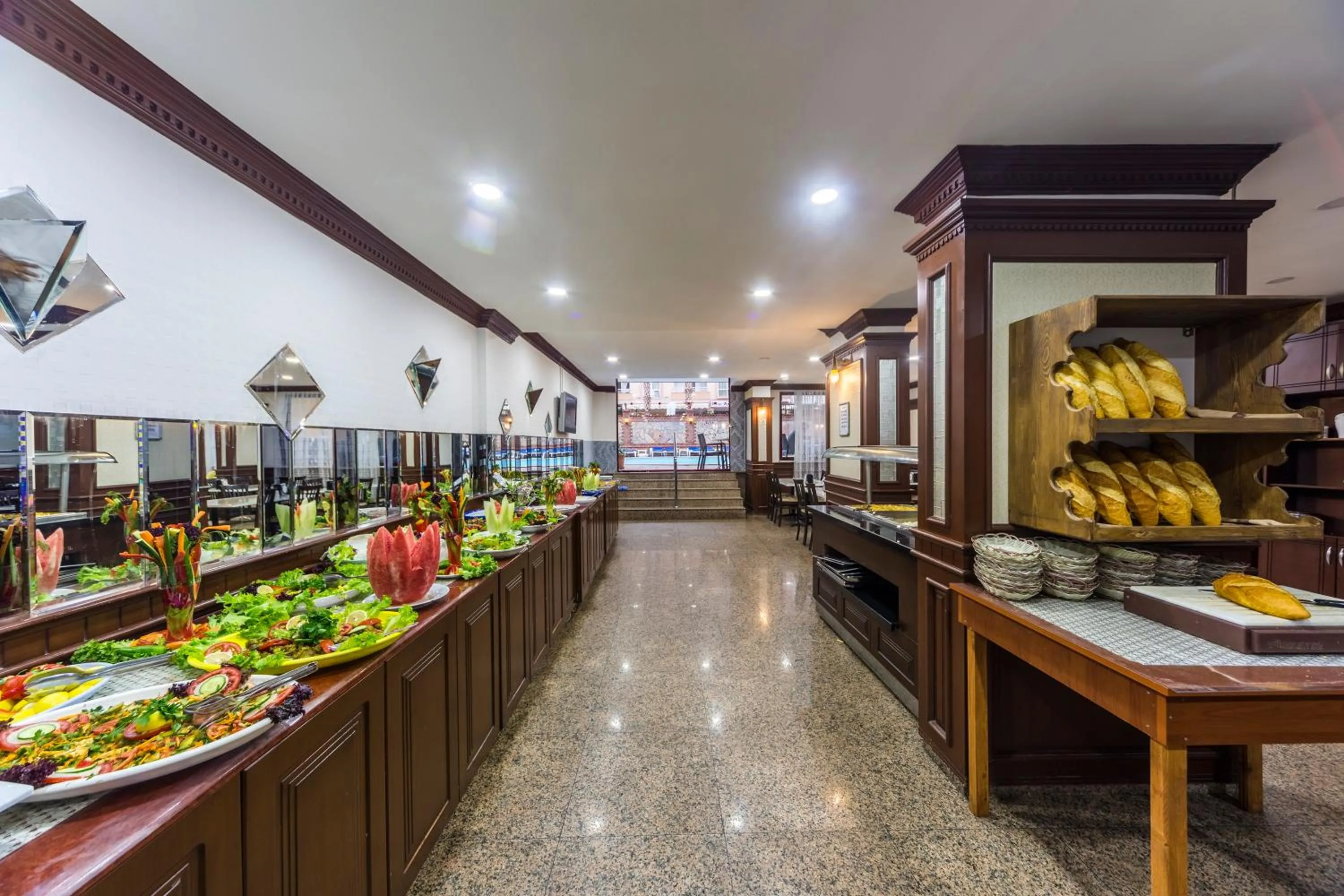 Buffet breakfast in Wasa Hotel