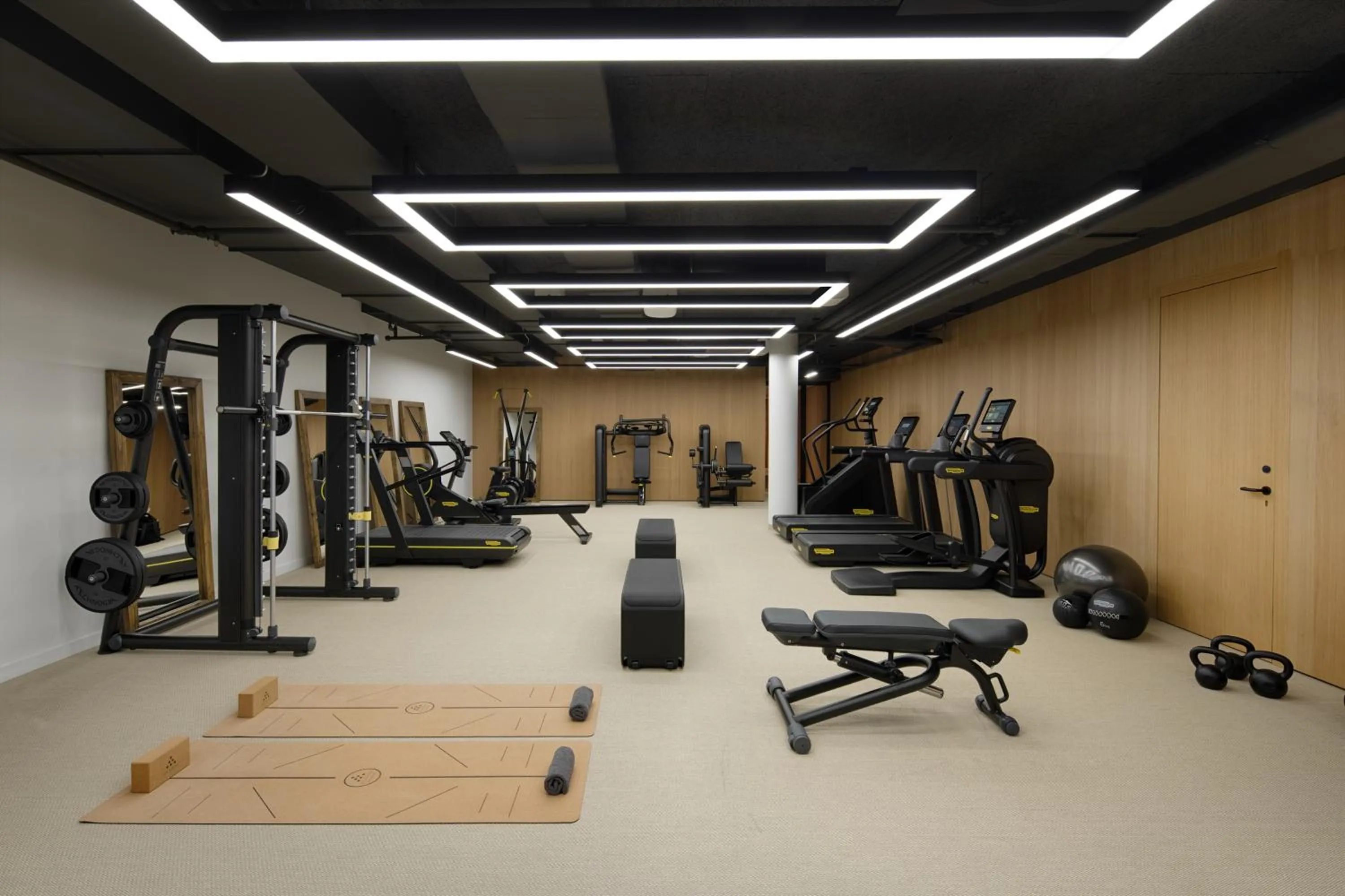 Fitness centre/facilities in Six Senses Crans-Montana