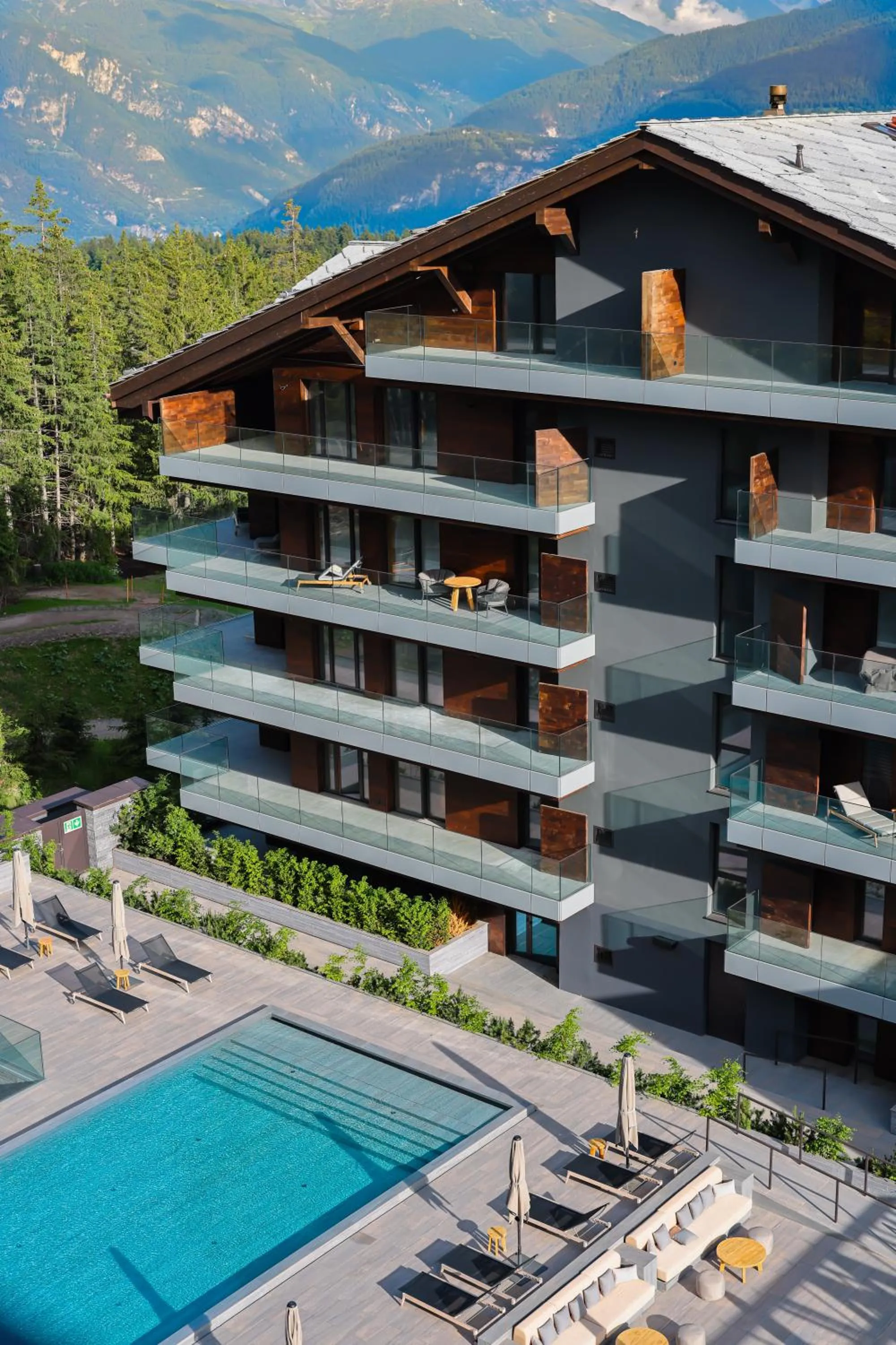 Property building in Six Senses Crans-Montana