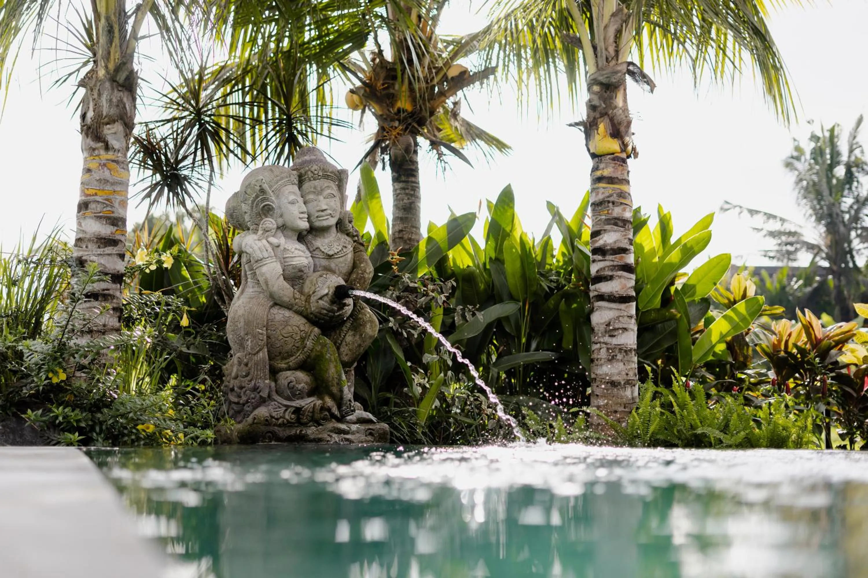 Swimming pool in Airsania Ubud Antique Villas