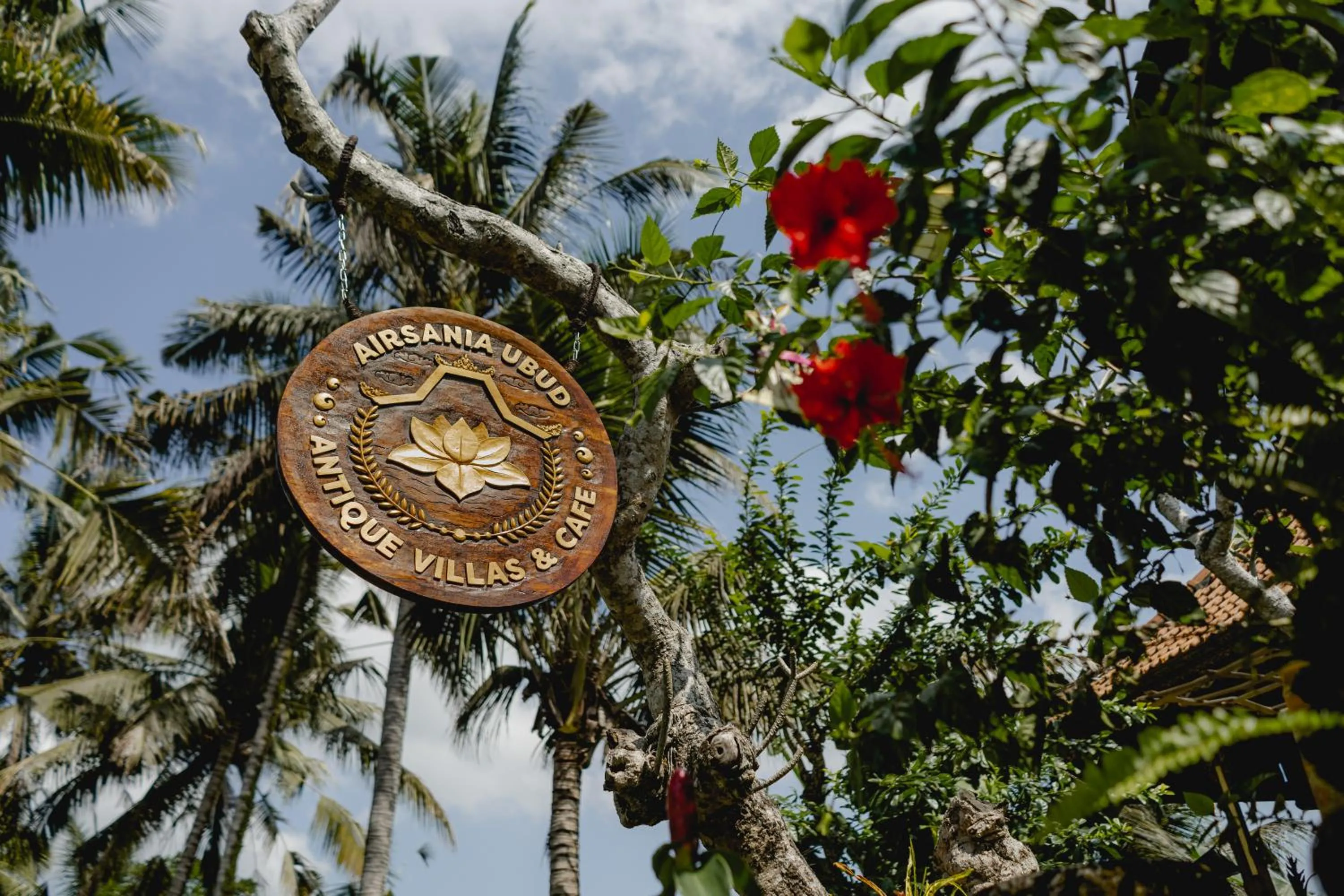 Logo/Certificate/Sign in Airsania Ubud Antique Villas