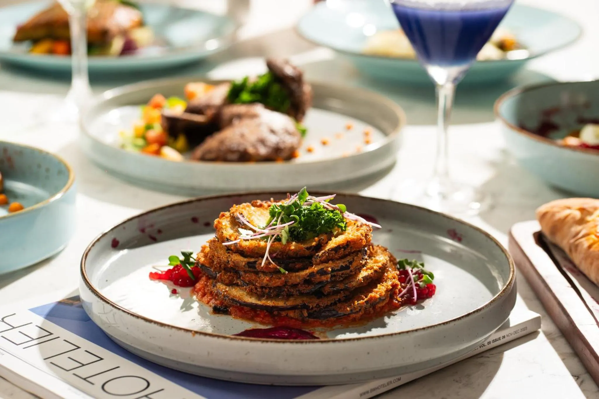 Restaurant/places to eat in Crowne Plaza Ahmedabad City Centre by IHG