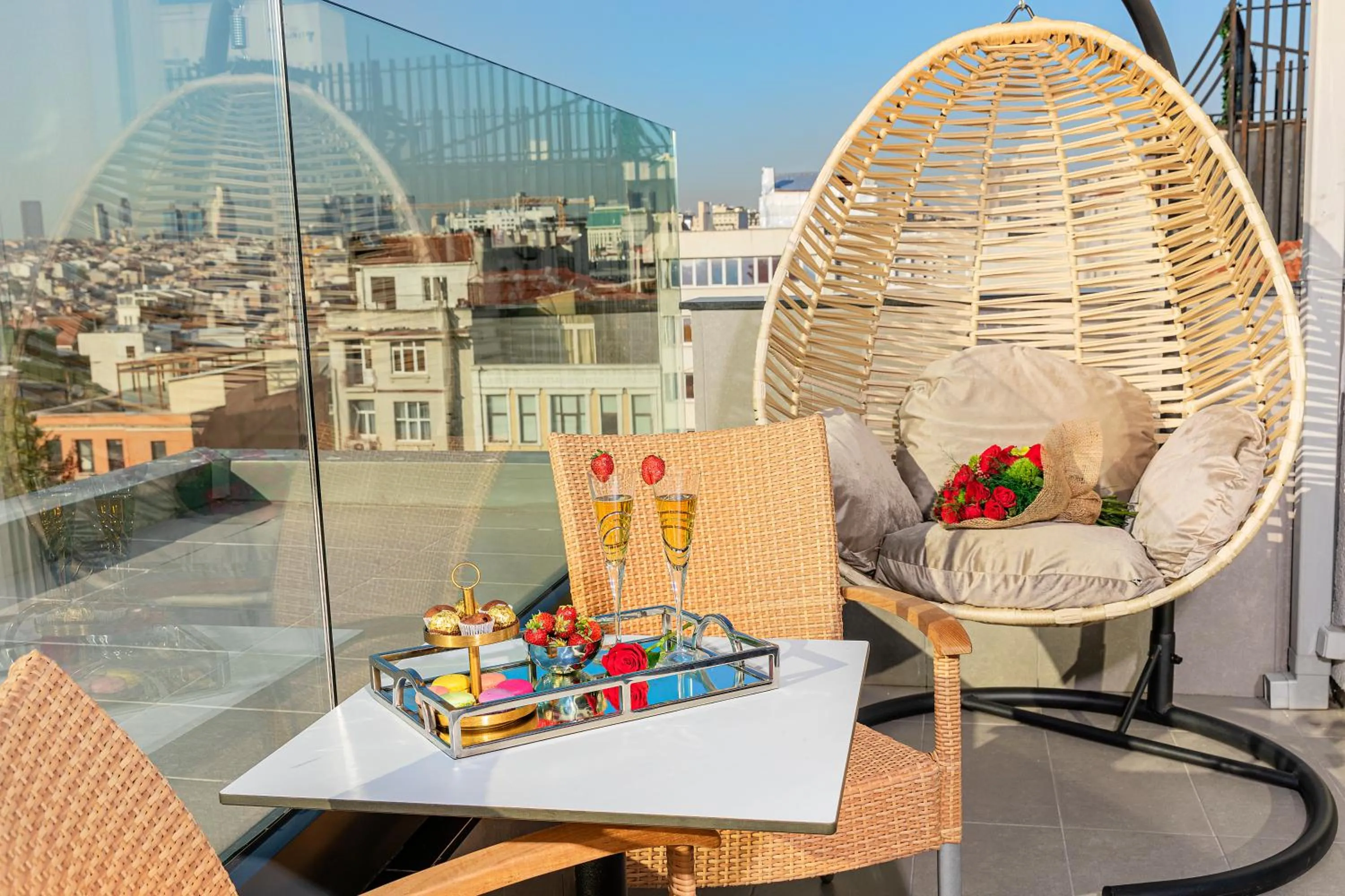 Balcony/Terrace in Mukarnas Pera Hotel