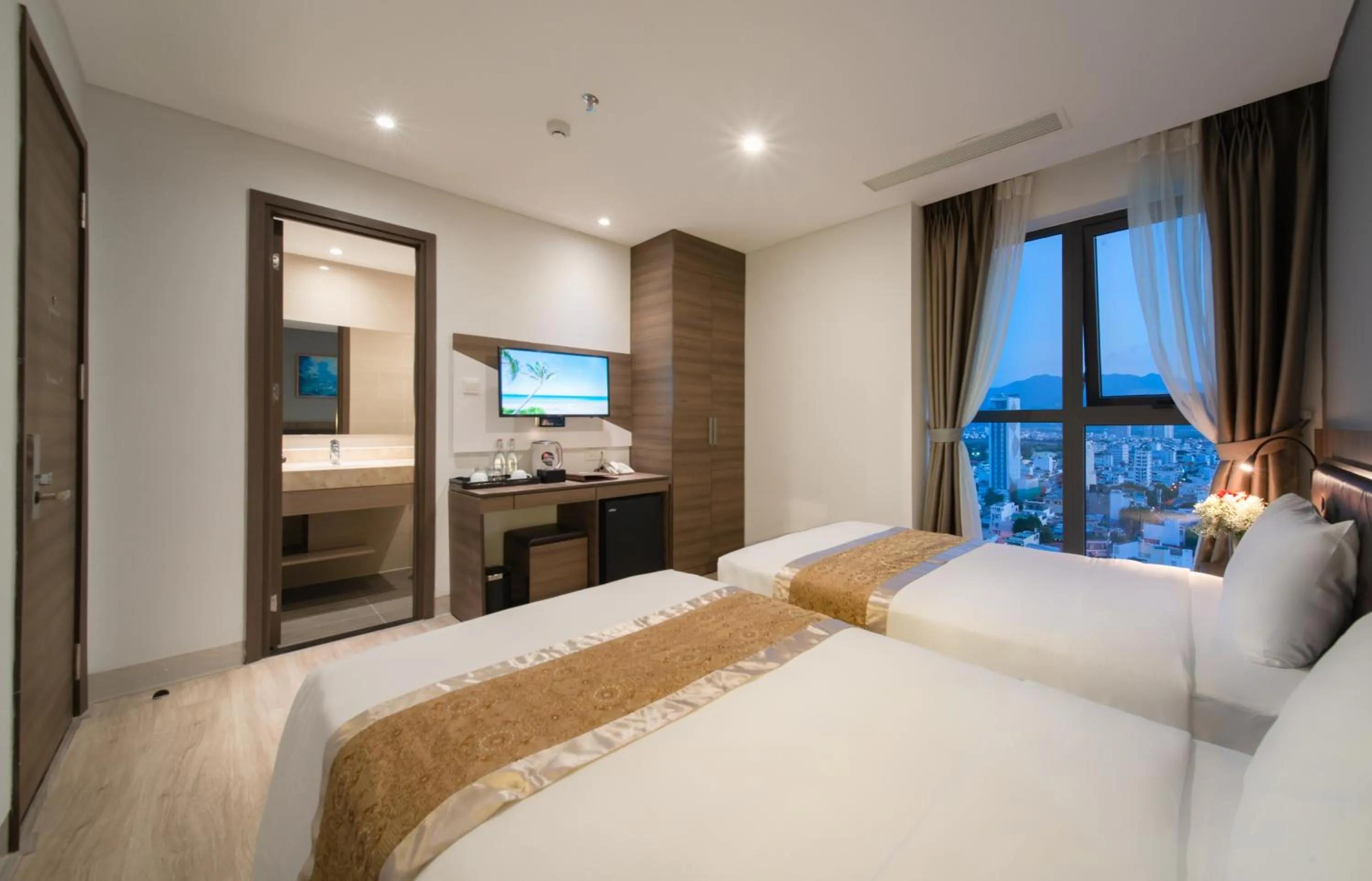 Photo of the whole room, Bed in Zenia Boutique Hotel Nha Trang
