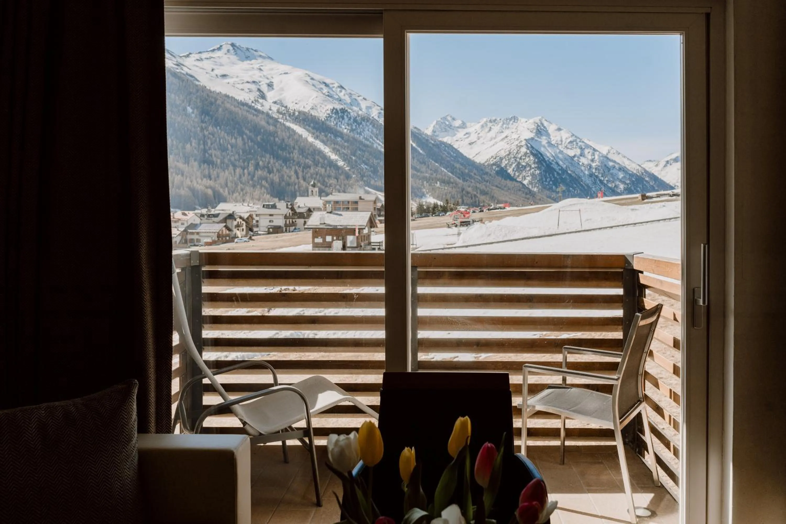 Balcony/Terrace in Hotel Lac Salin Spa & Mountain Resort