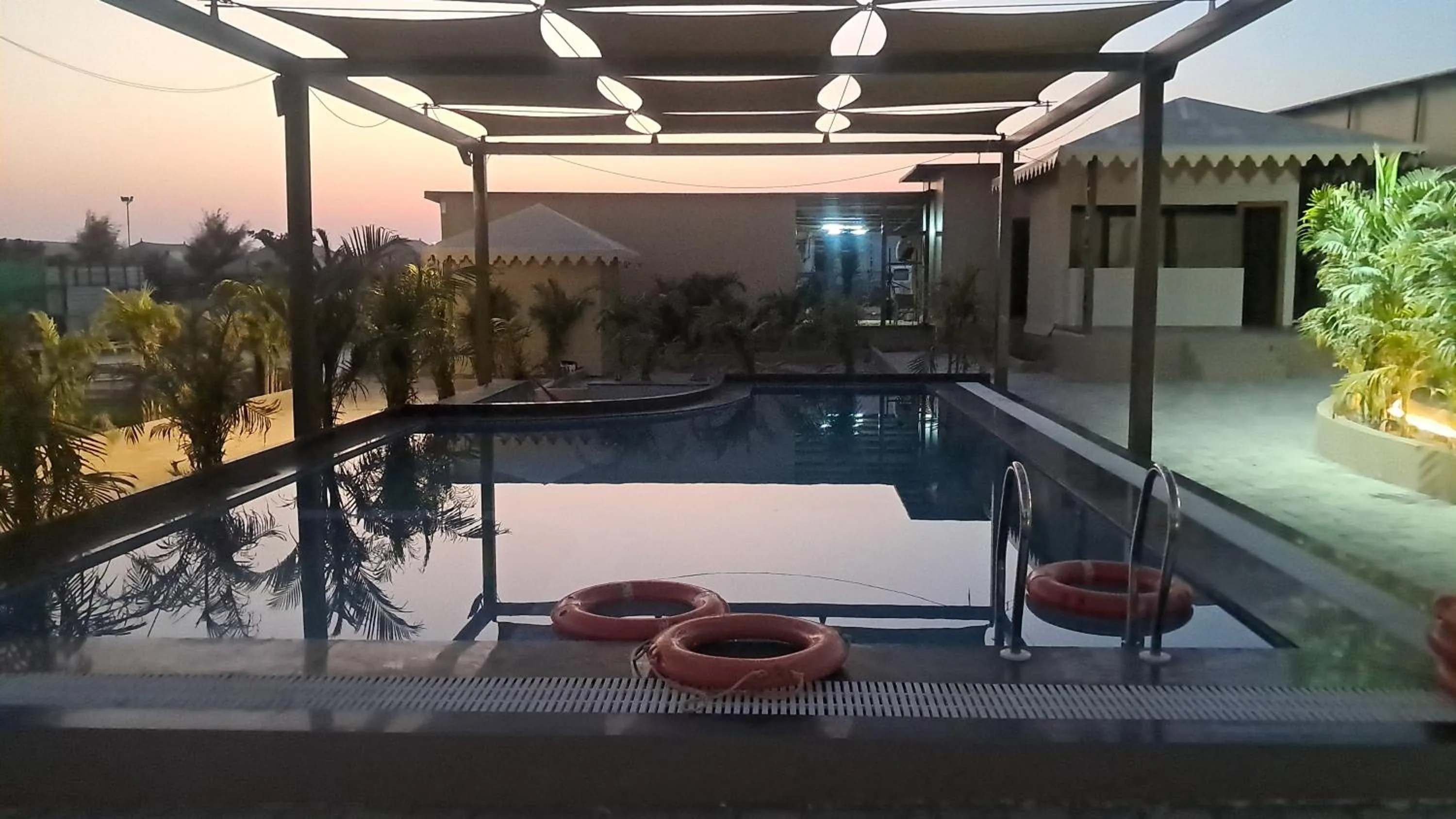 Swimming pool in The Fern Seaside Luxurious Tent Resort Diu