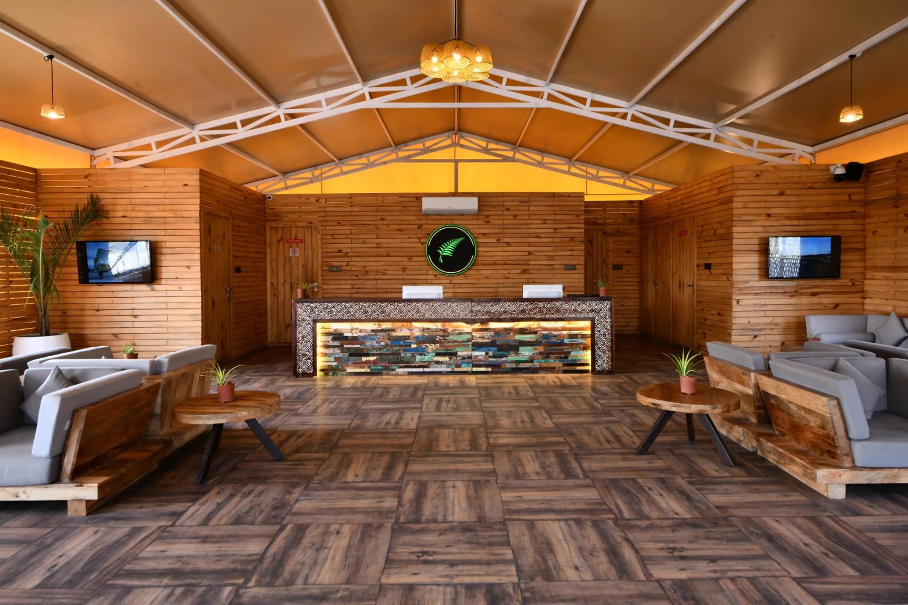 Lobby or reception in The Fern Seaside Luxurious Tent Resort Diu