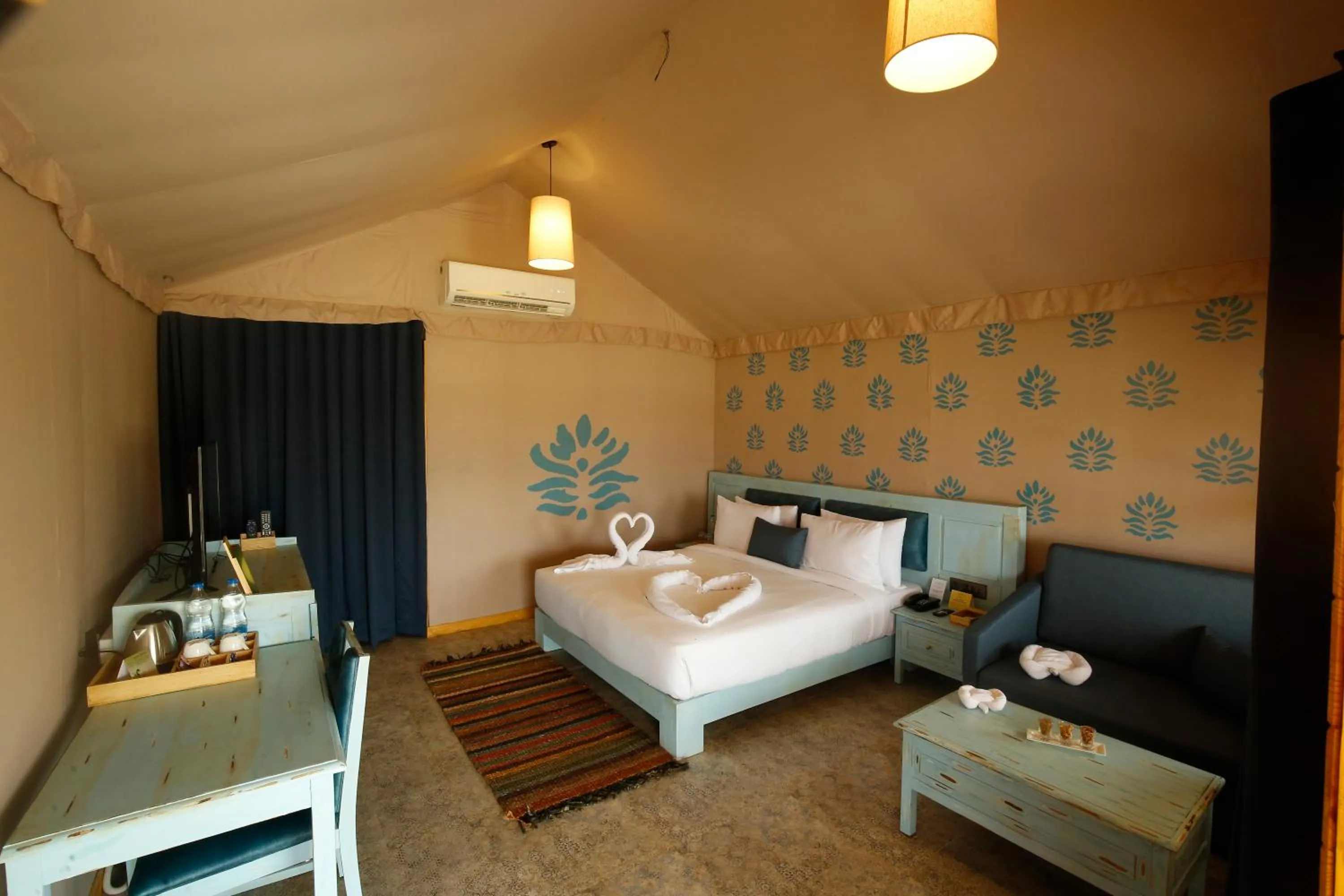 Bedroom, Bed in The Fern Seaside Luxurious Tent Resort Diu