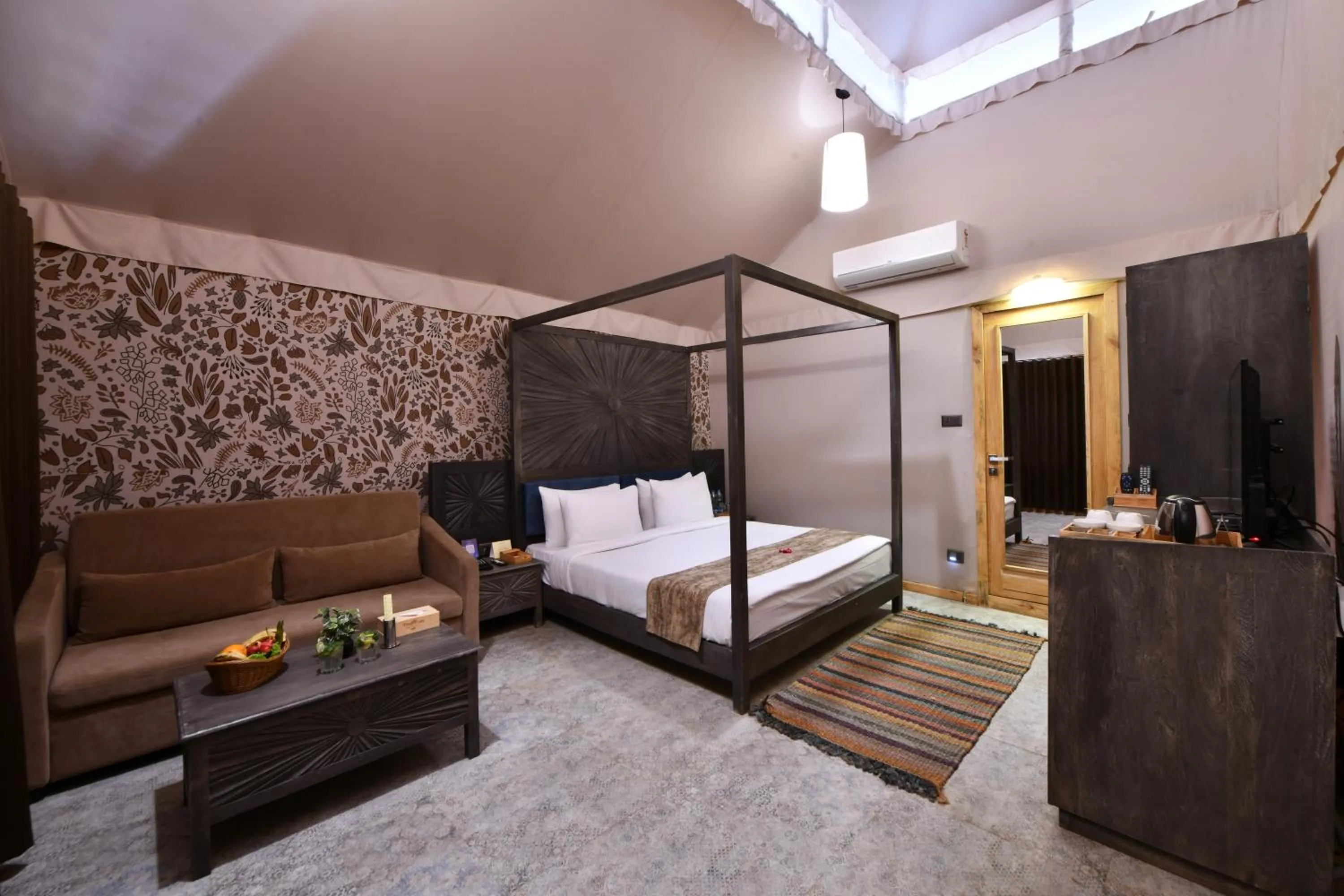 Bedroom, Bed in The Fern Seaside Luxurious Tent Resort Diu