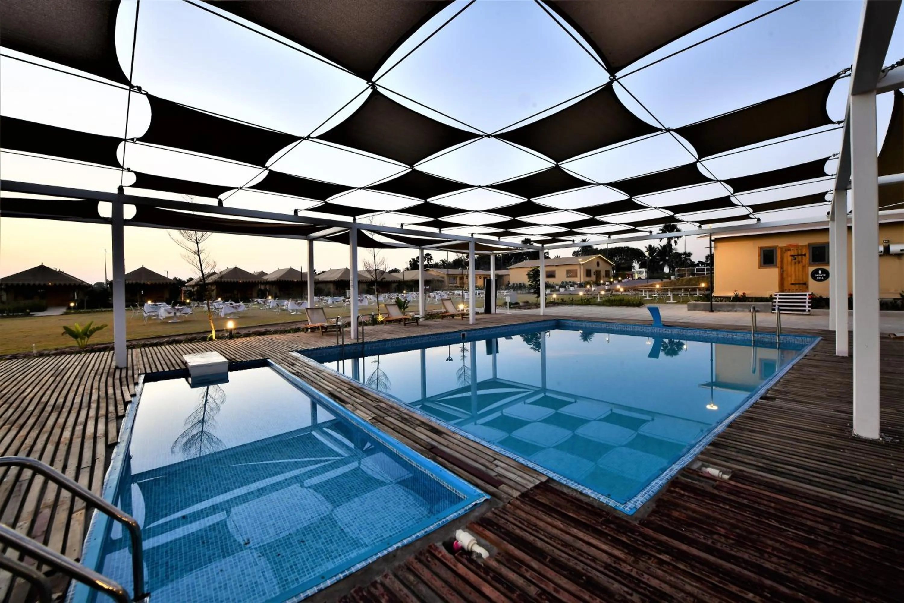 Swimming pool in The Fern Seaside Luxurious Tent Resort Diu
