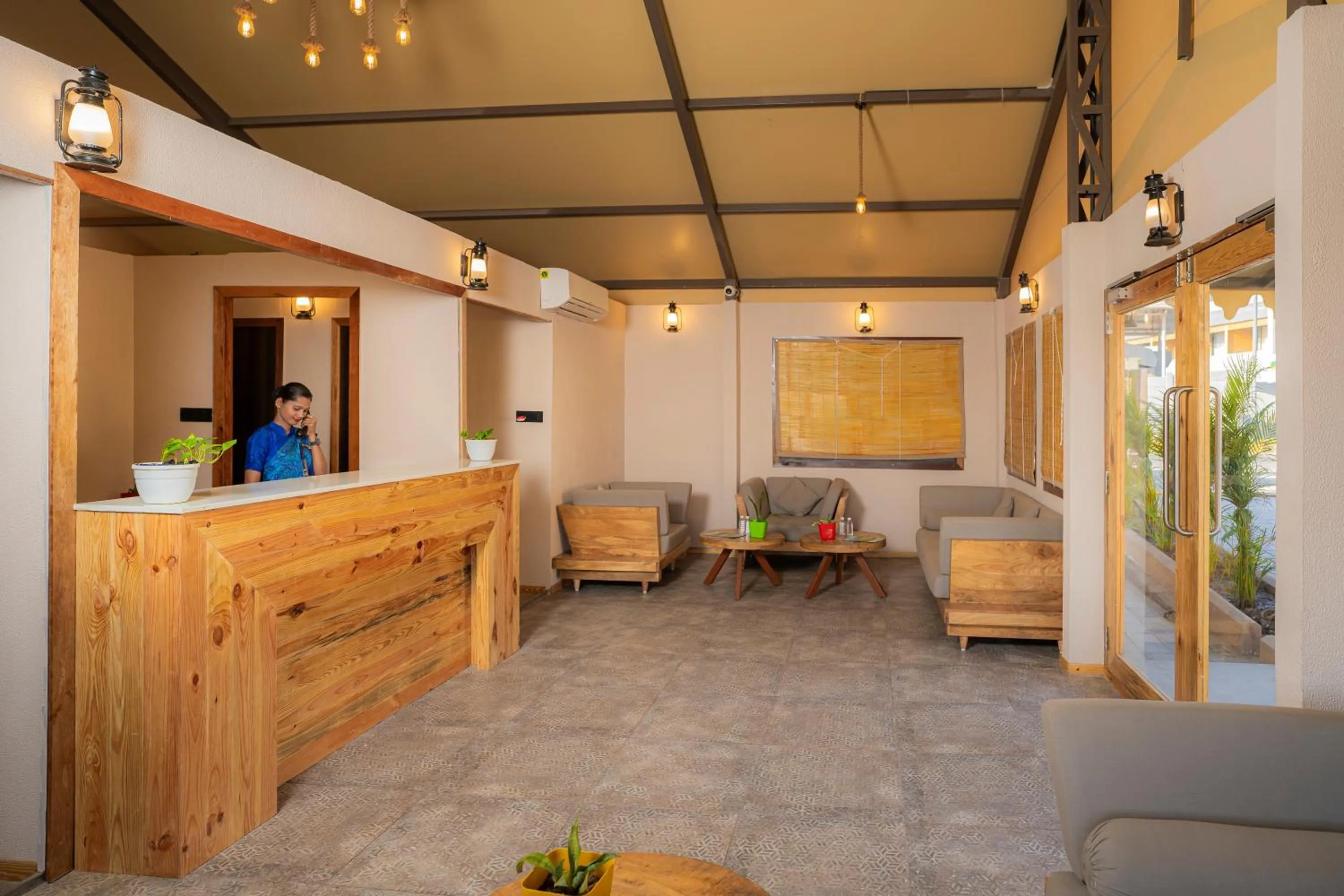 Lobby or reception in The Fern Seaside Luxurious Tent Resort Diu